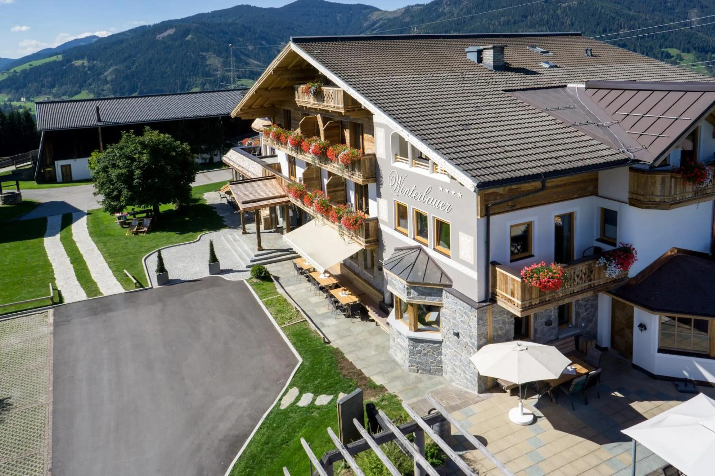 Bird's eye view in Hotel Winterbauer