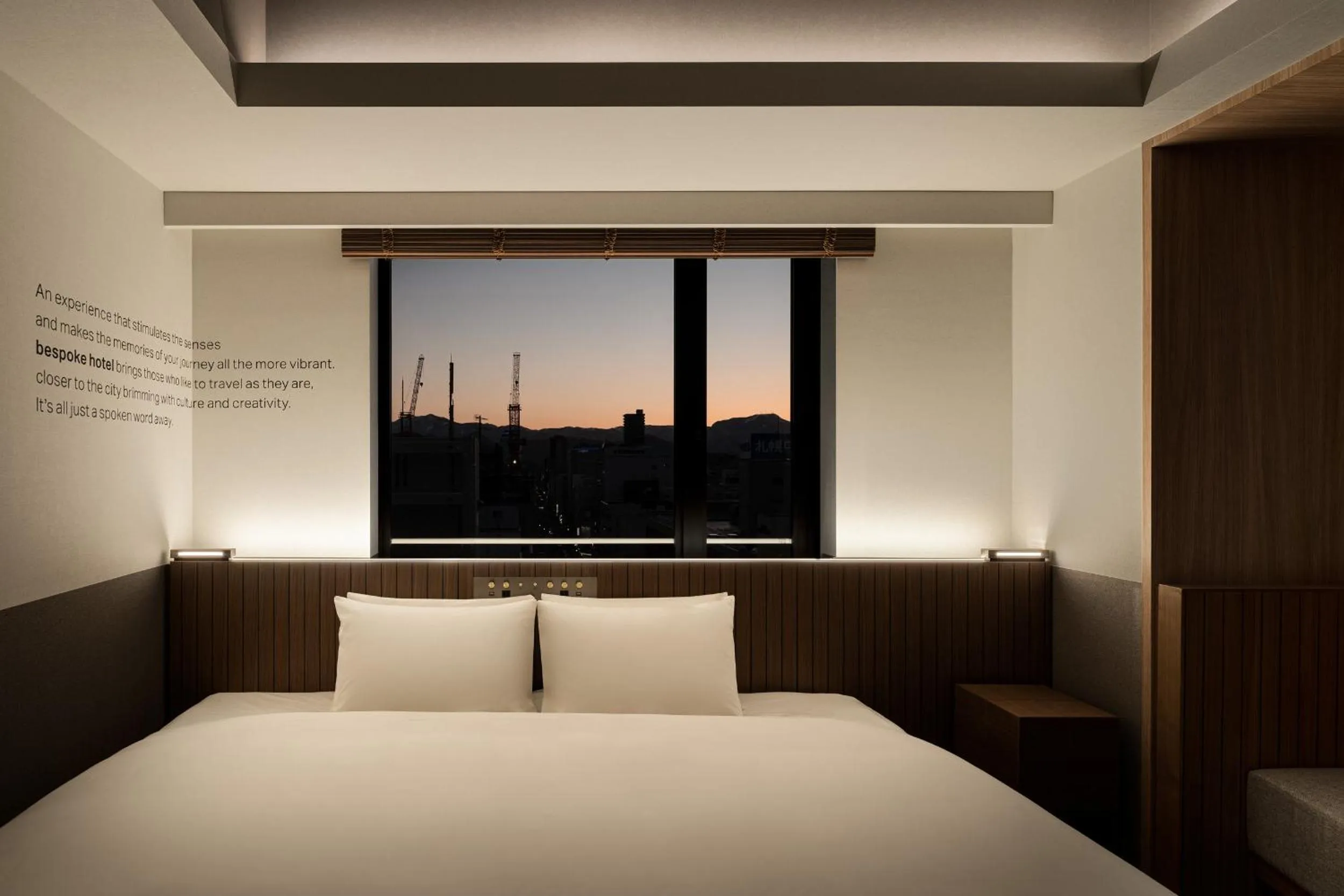 Bed in Bespoke Hotel Sapporo