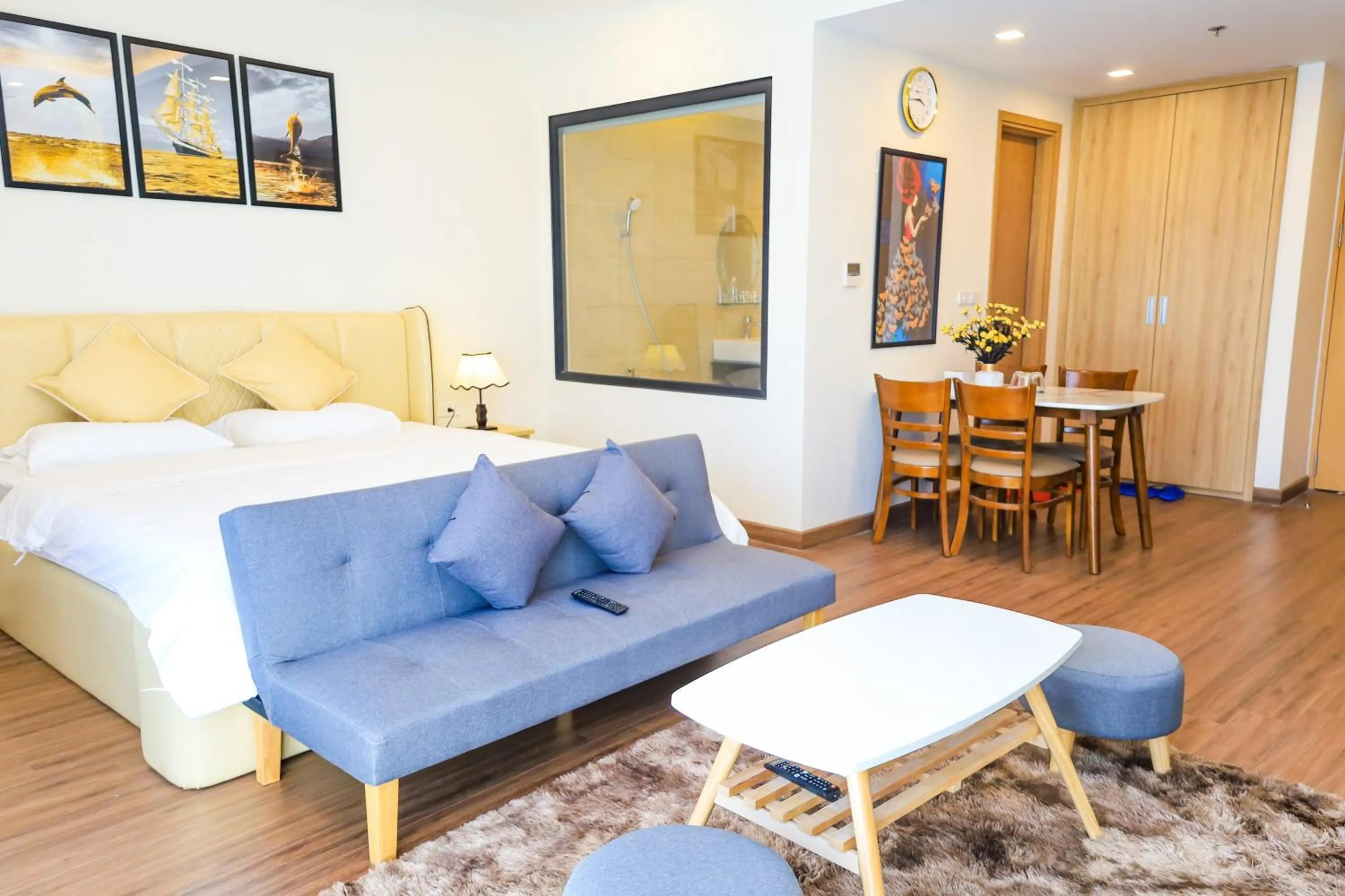 Bed in FLC Sea Tower Quy Nhon - Seaview Apartel