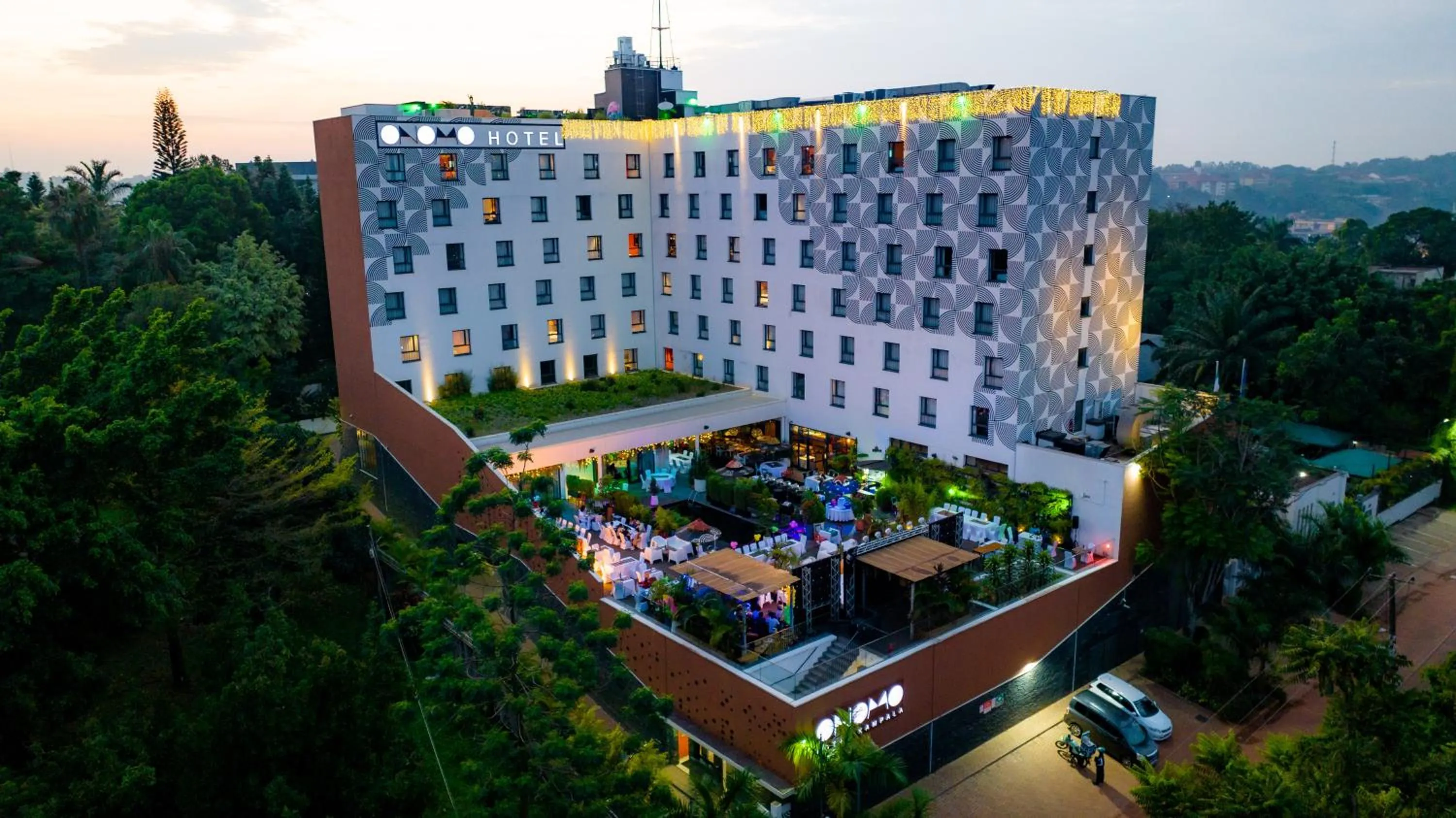 Property building in ONOMO Hotel Kampala