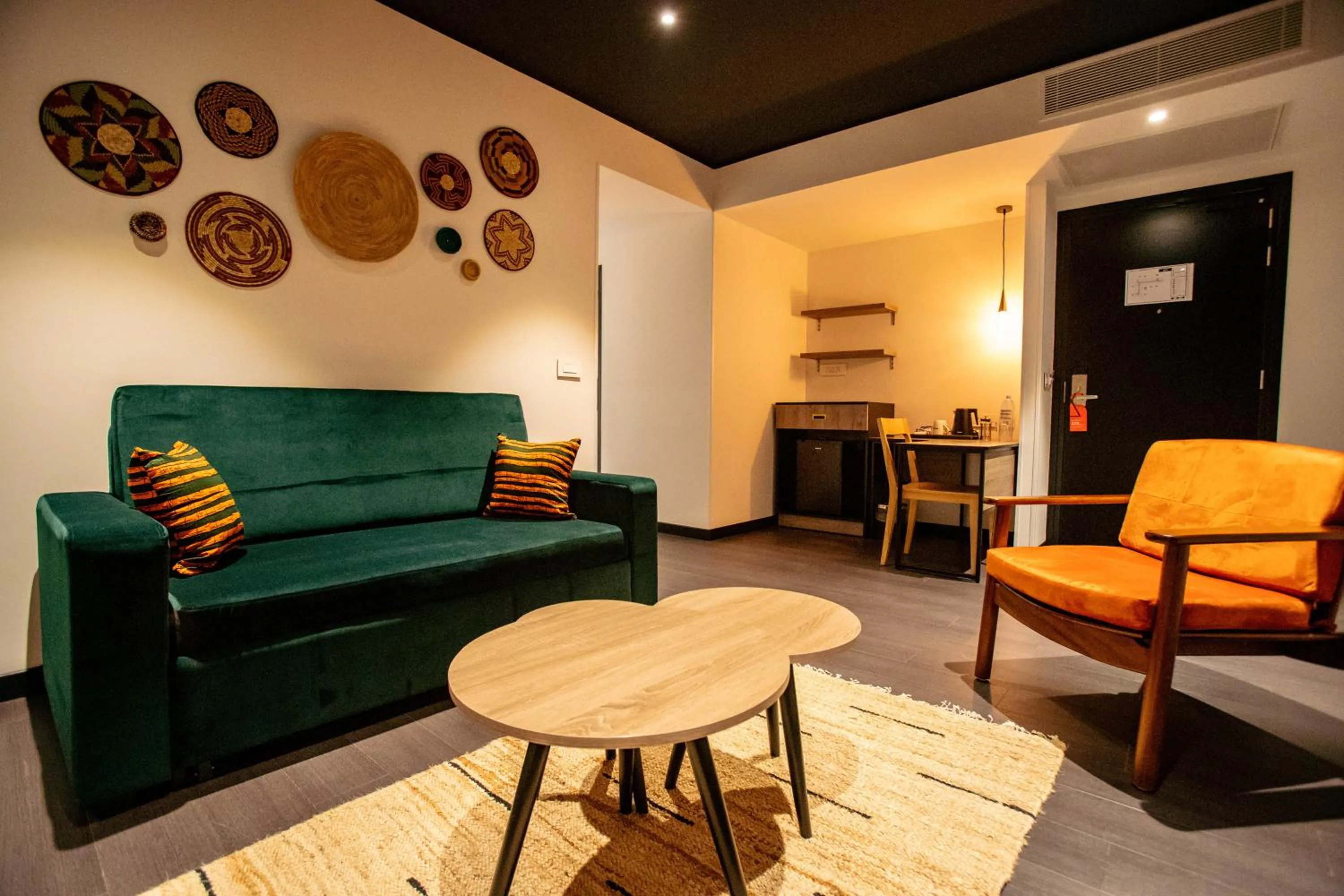 Living room in ONOMO Hotel Kampala