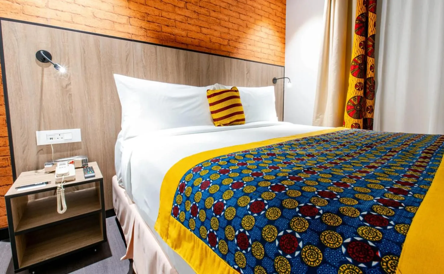 Bed in ONOMO Hotel Kampala