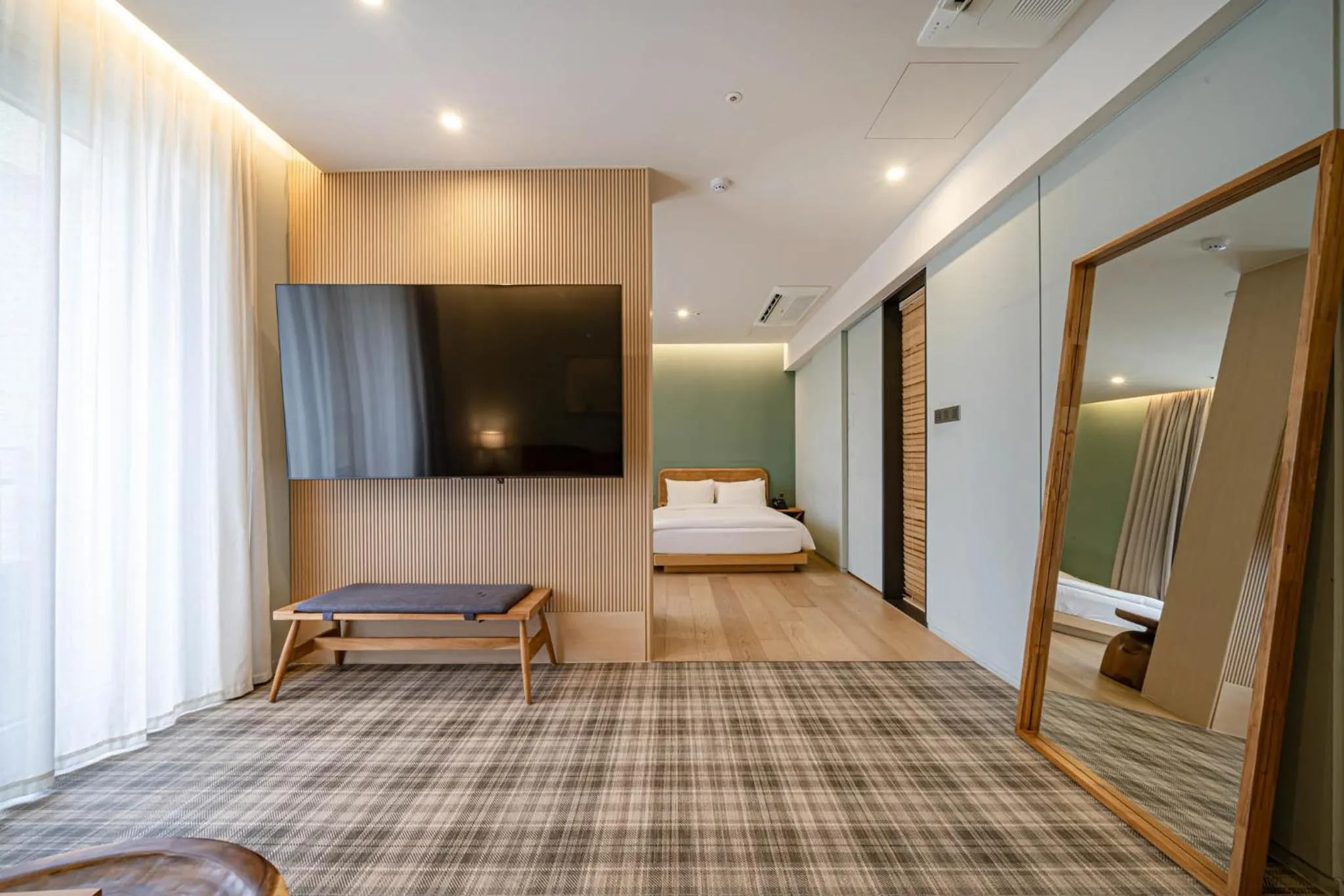 Bed in Hound Garden&Terrace Hotel