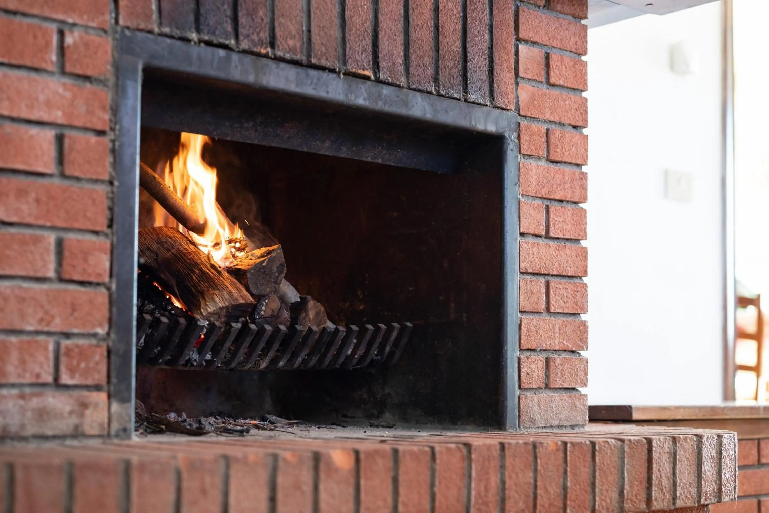 fireplace in Relais Il Ciliegio