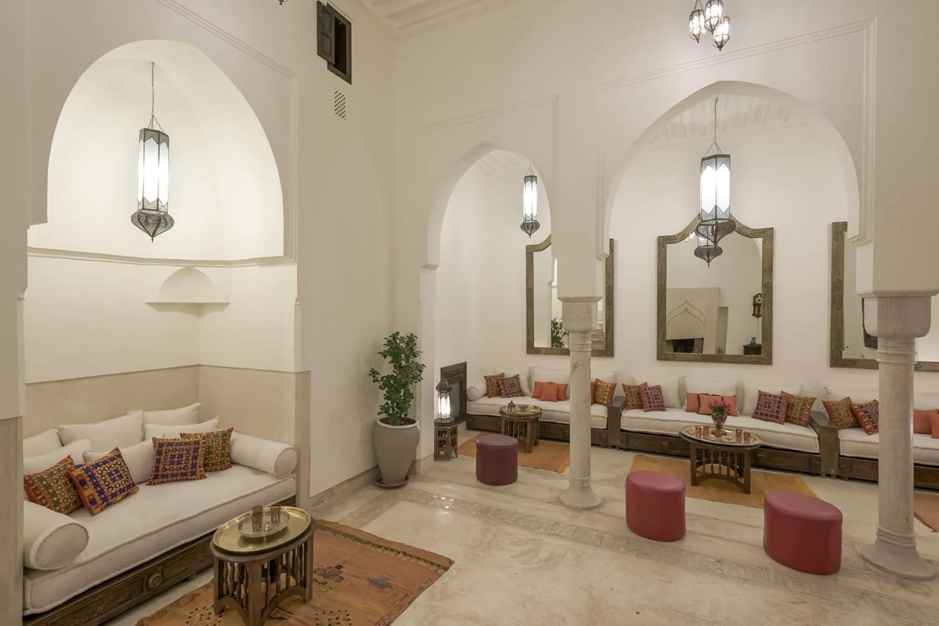 Living room in Riad Hayati