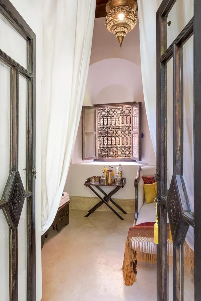 Living room, Bed in Riad Hayati