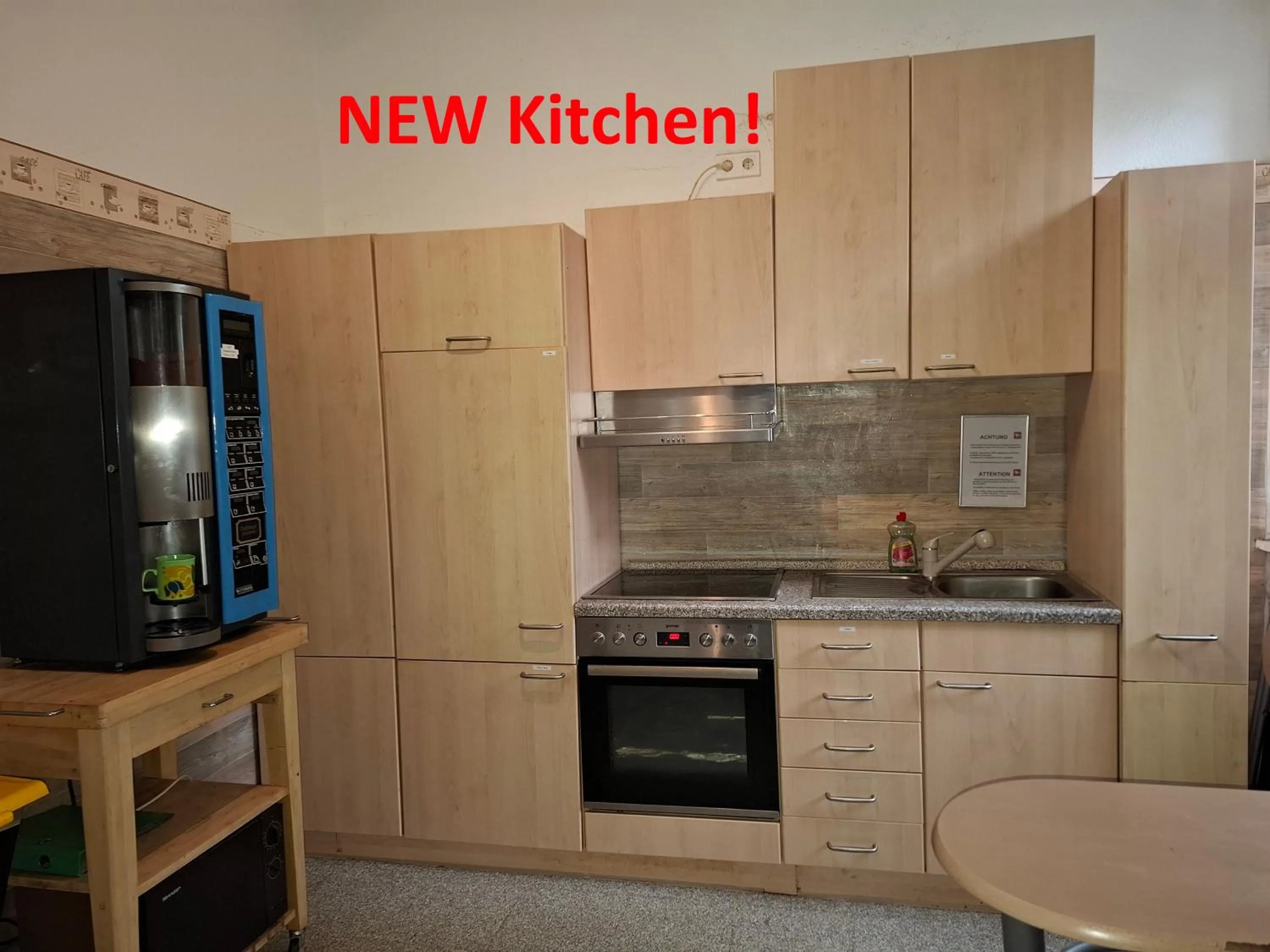 Communal kitchen in Hostel Goslar