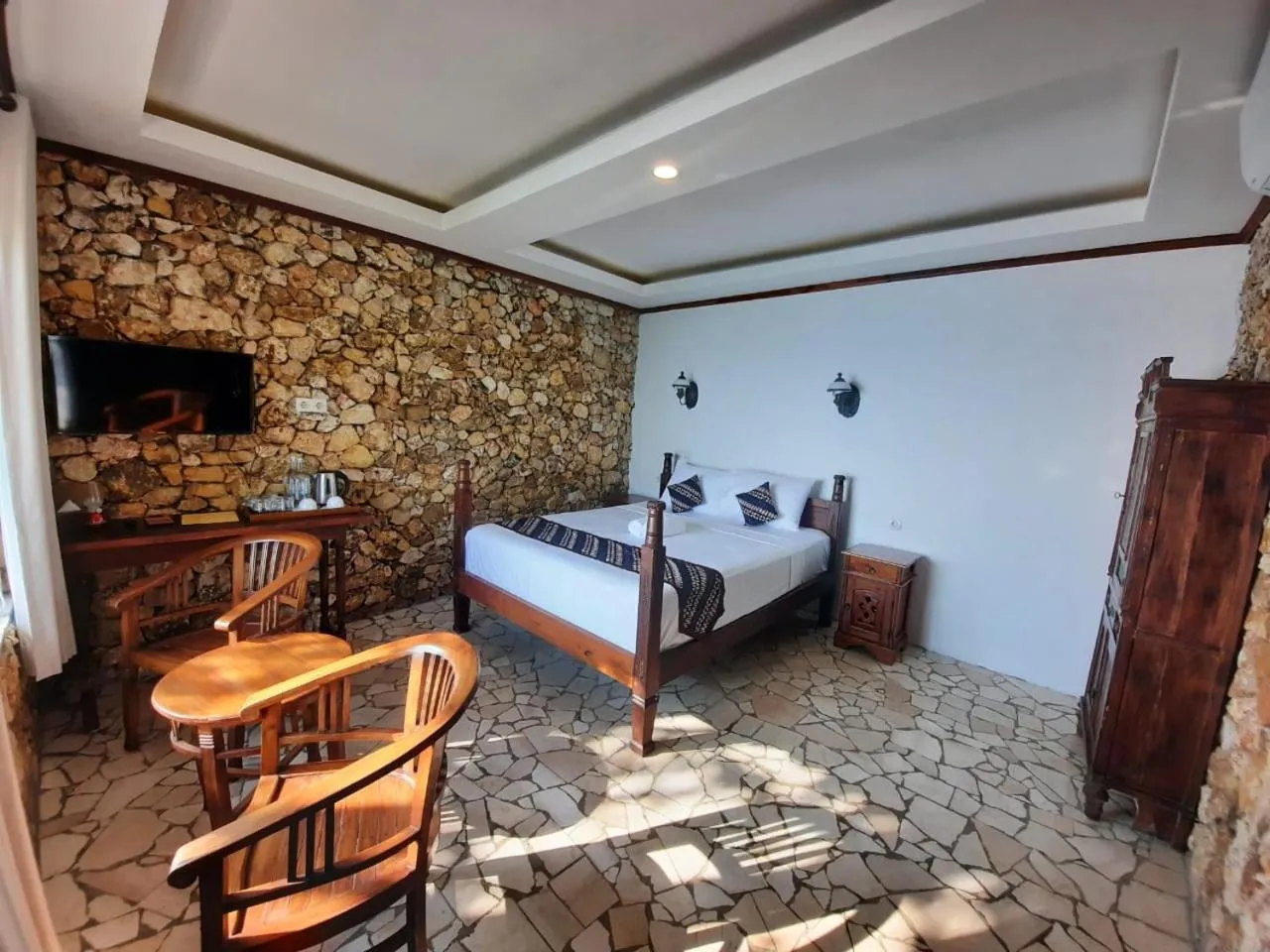 Bed in Edge Resort, Yogyakarta