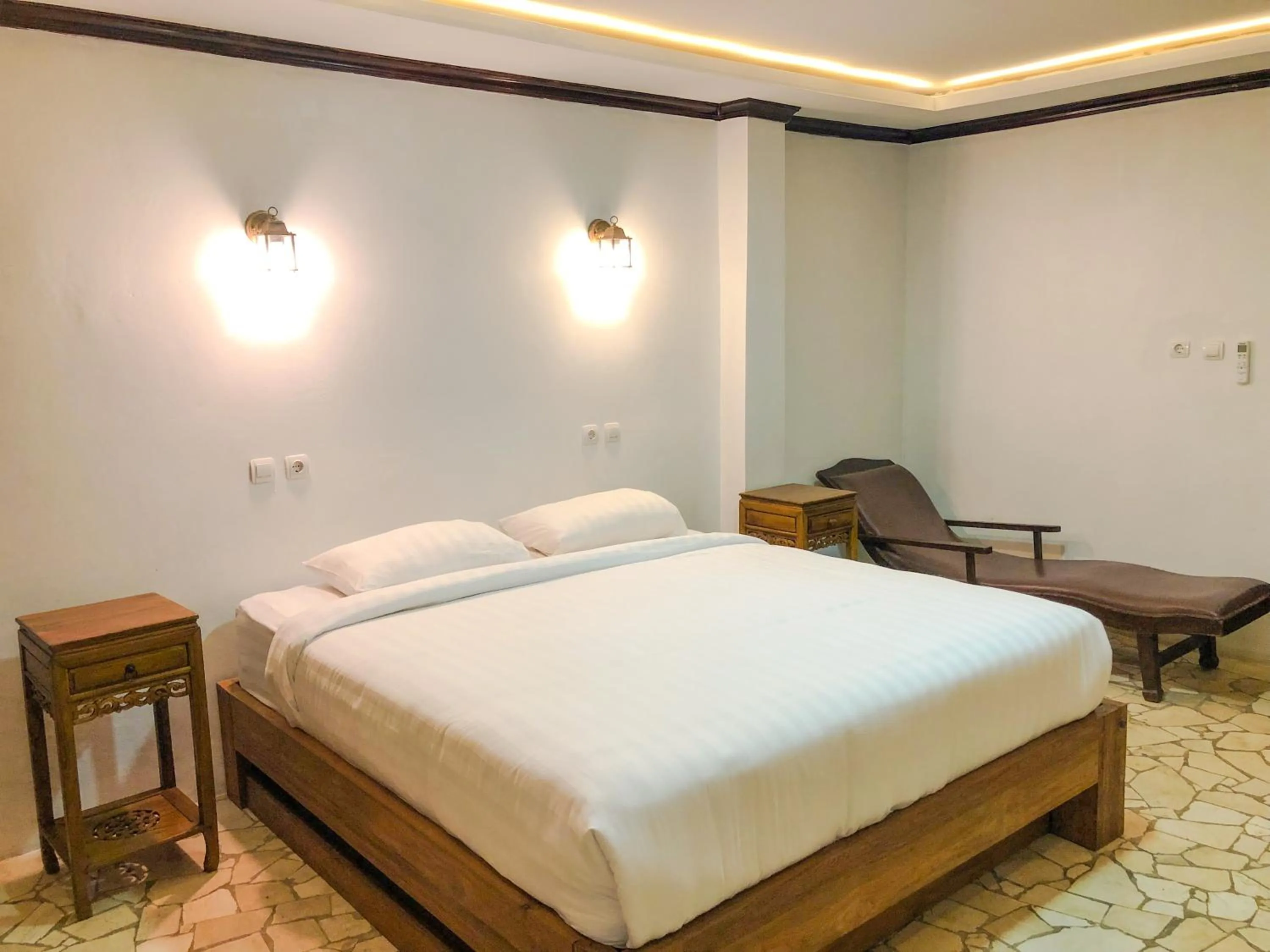 Bed in Edge Resort, Yogyakarta