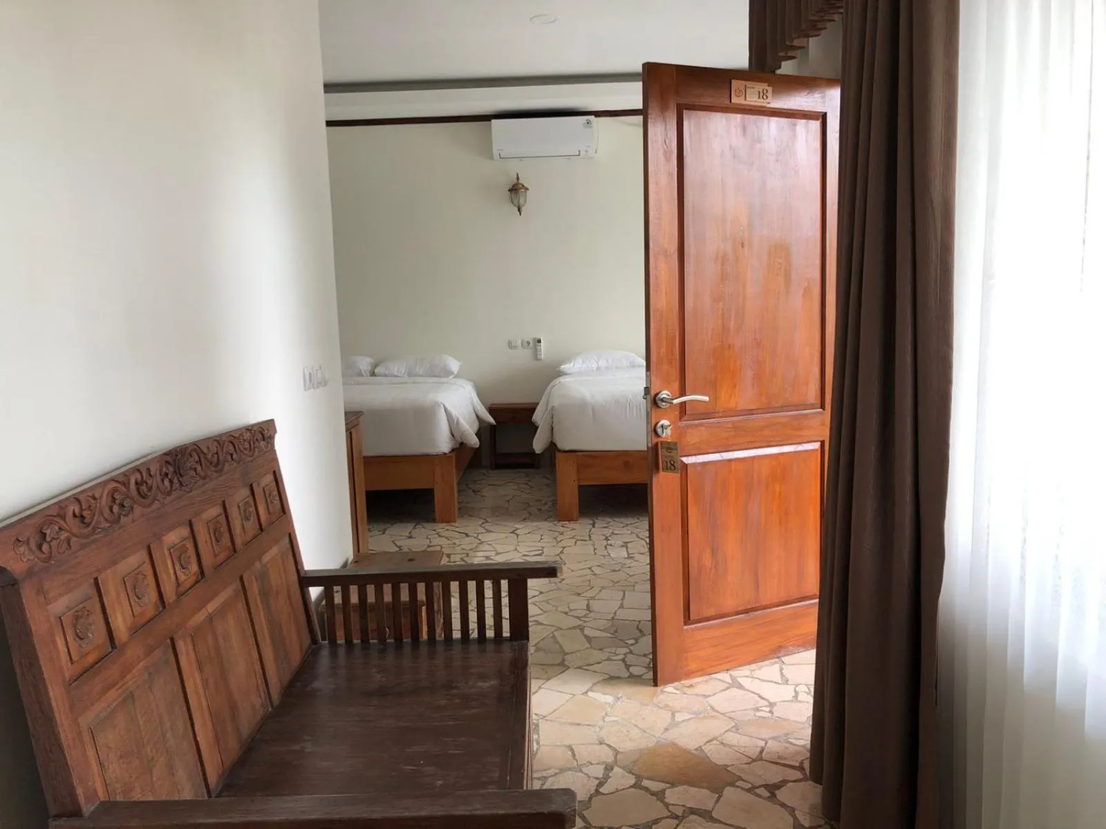 Bed in Edge Resort, Yogyakarta