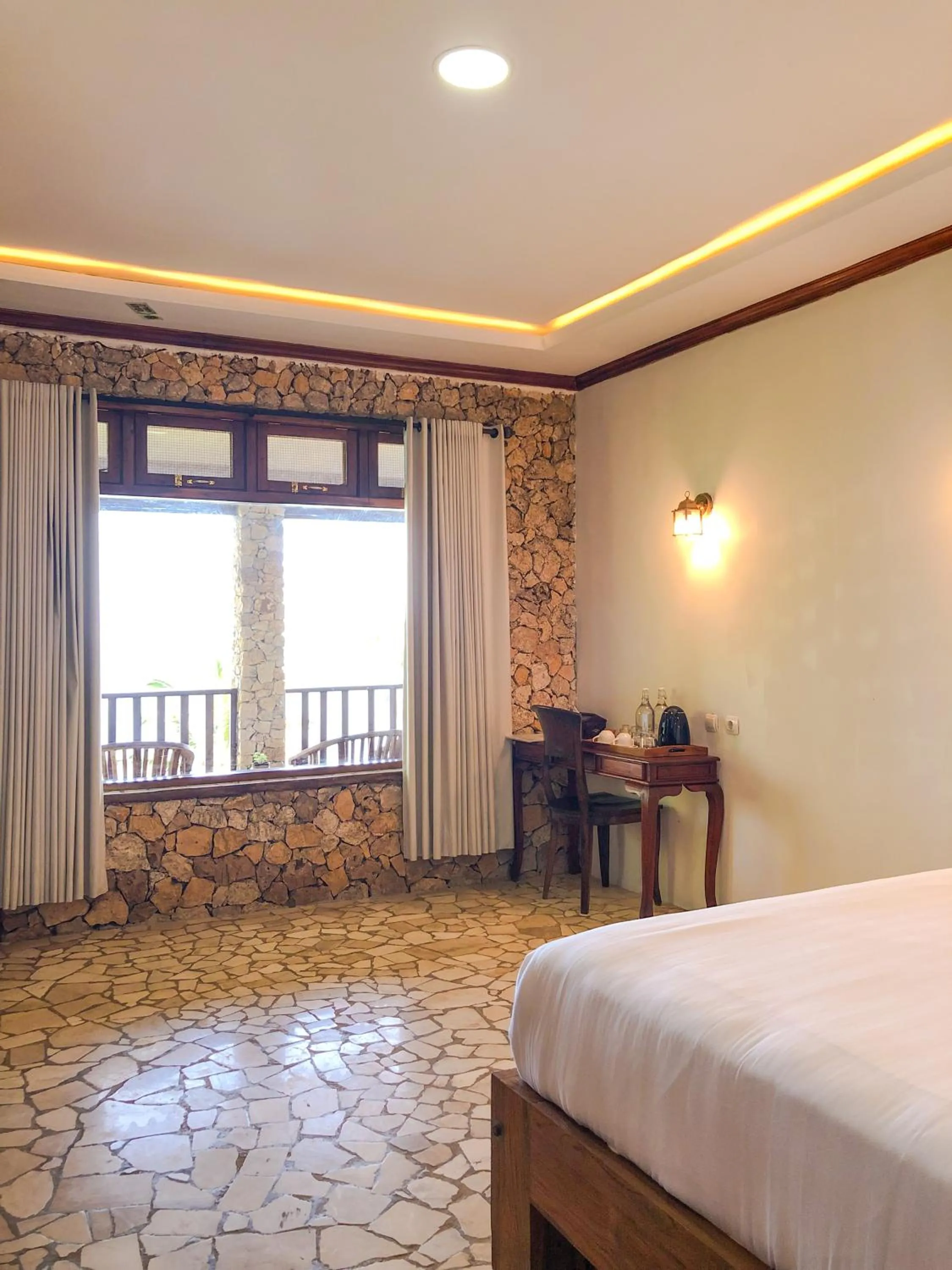 Bed in Edge Resort, Yogyakarta