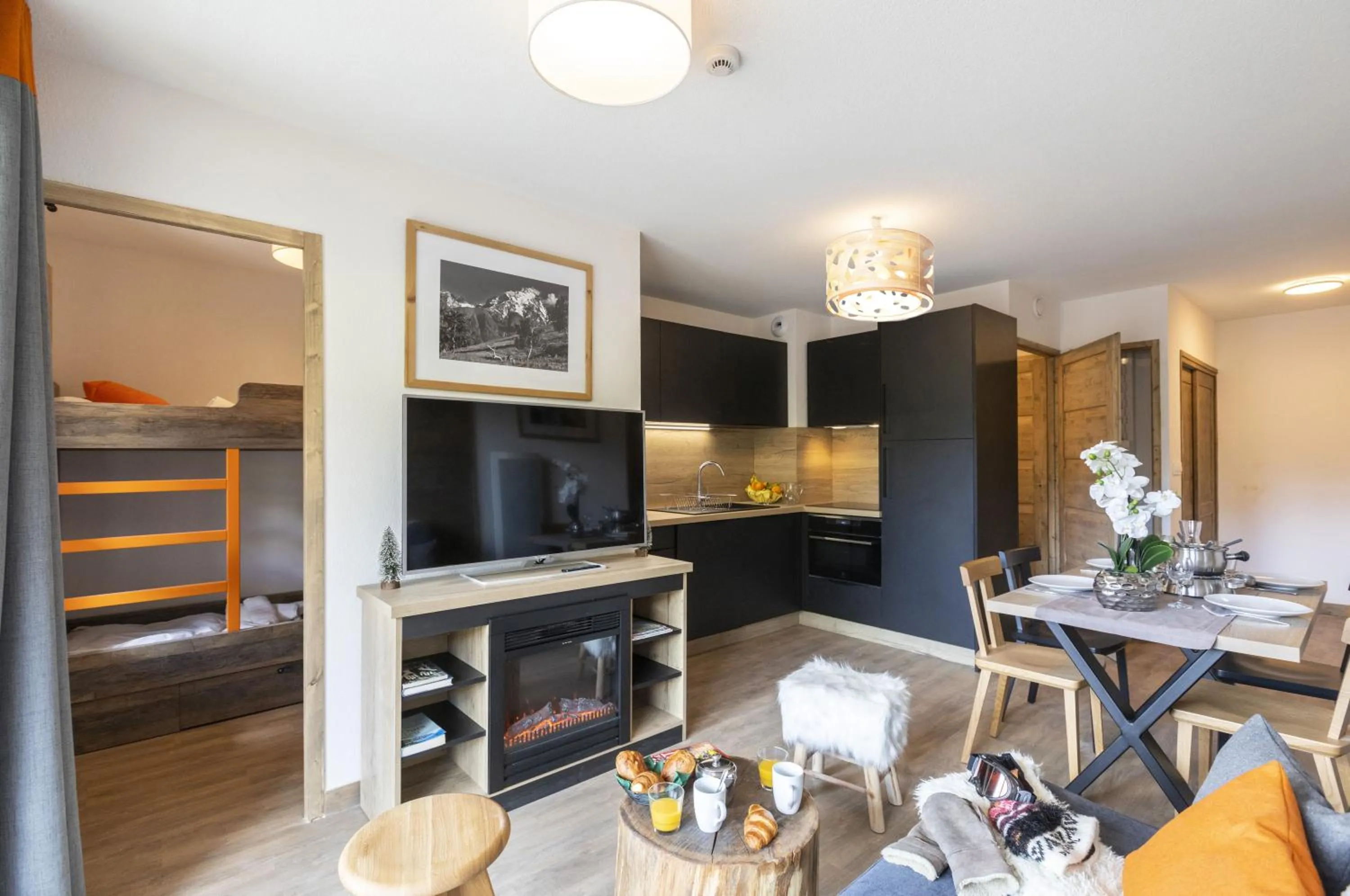 Living room in Résidence Club MMV Les Clarines