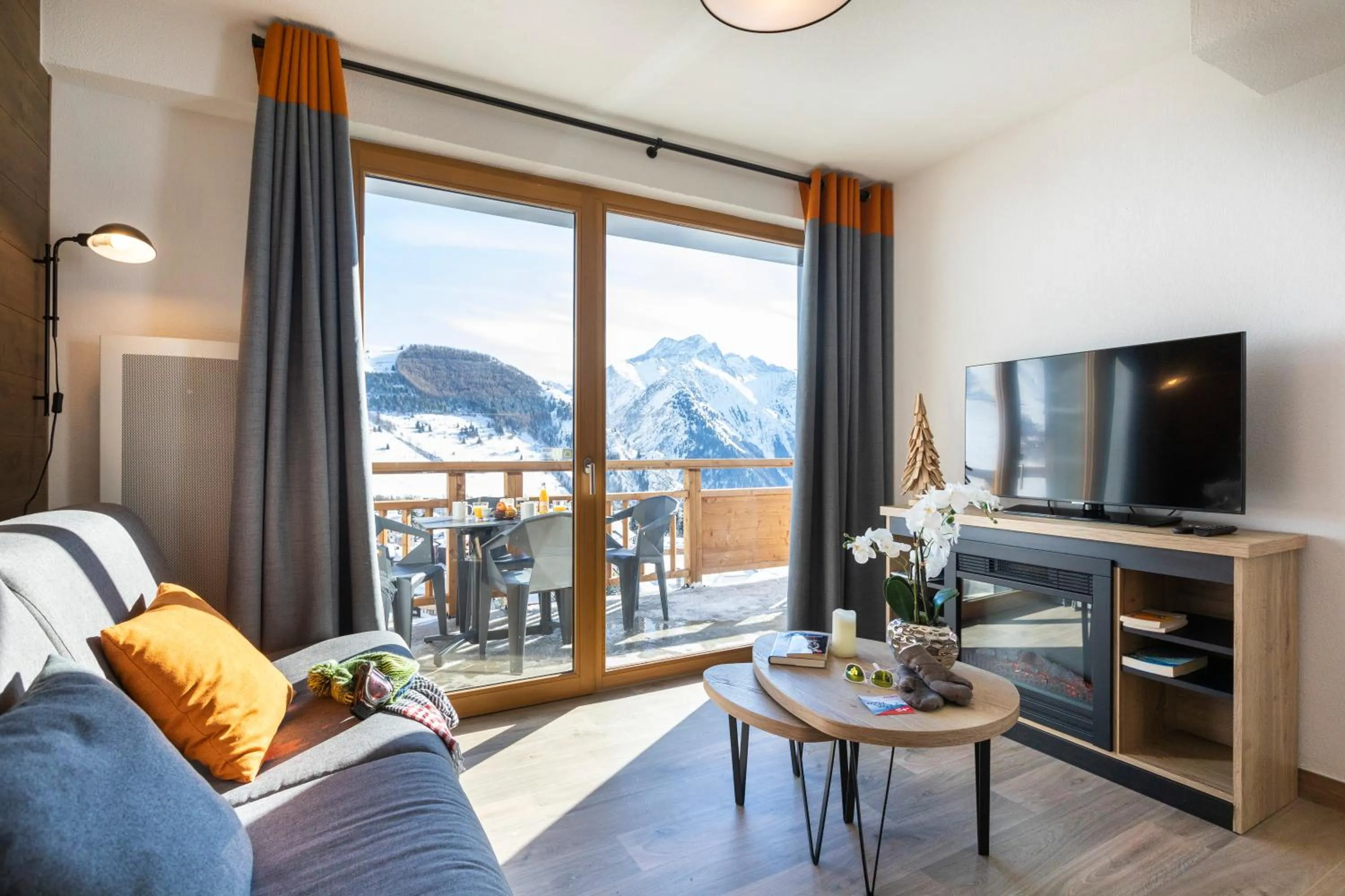 Living room in Résidence Club MMV Les Clarines