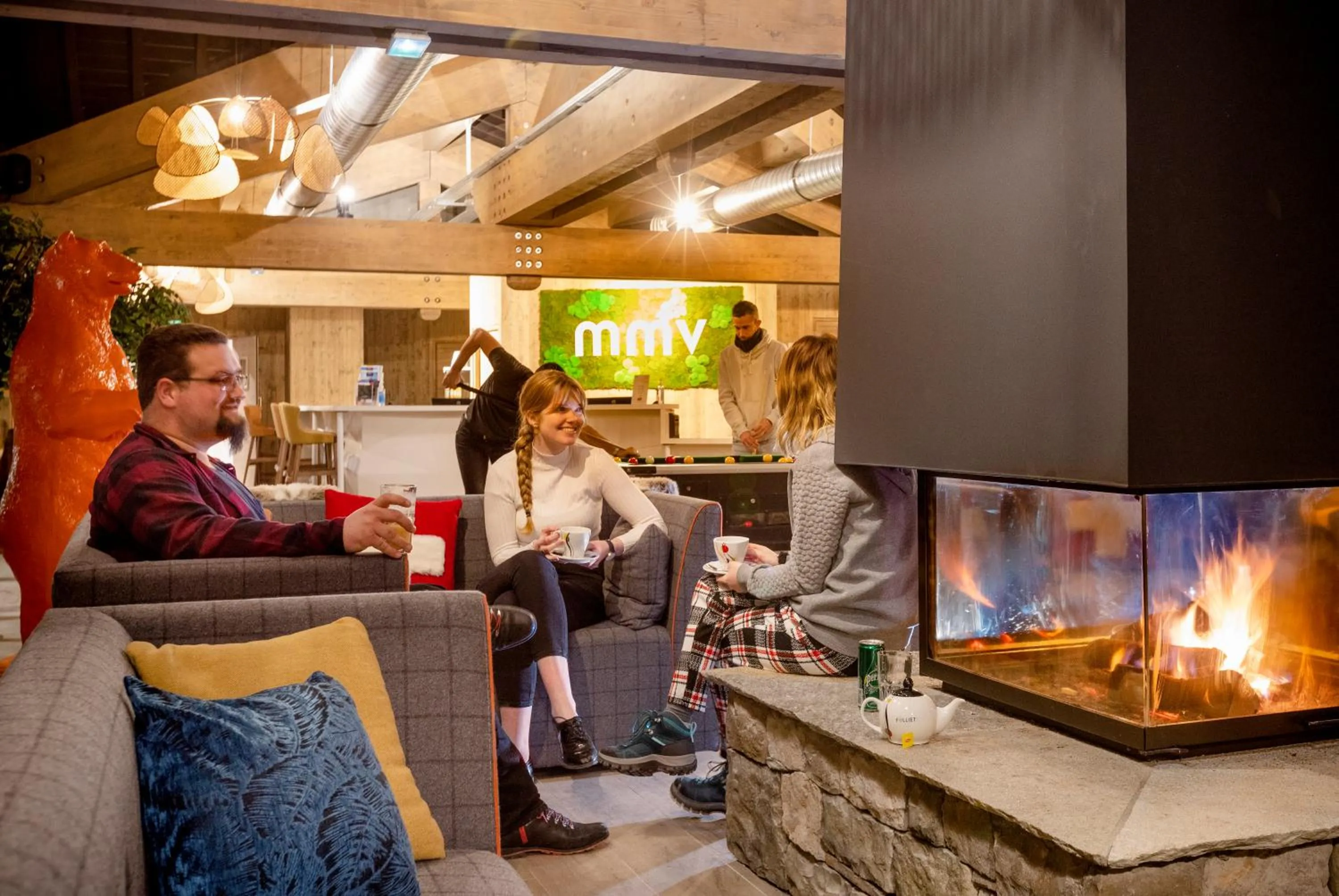 Lobby or reception in Résidence Club MMV Les Clarines