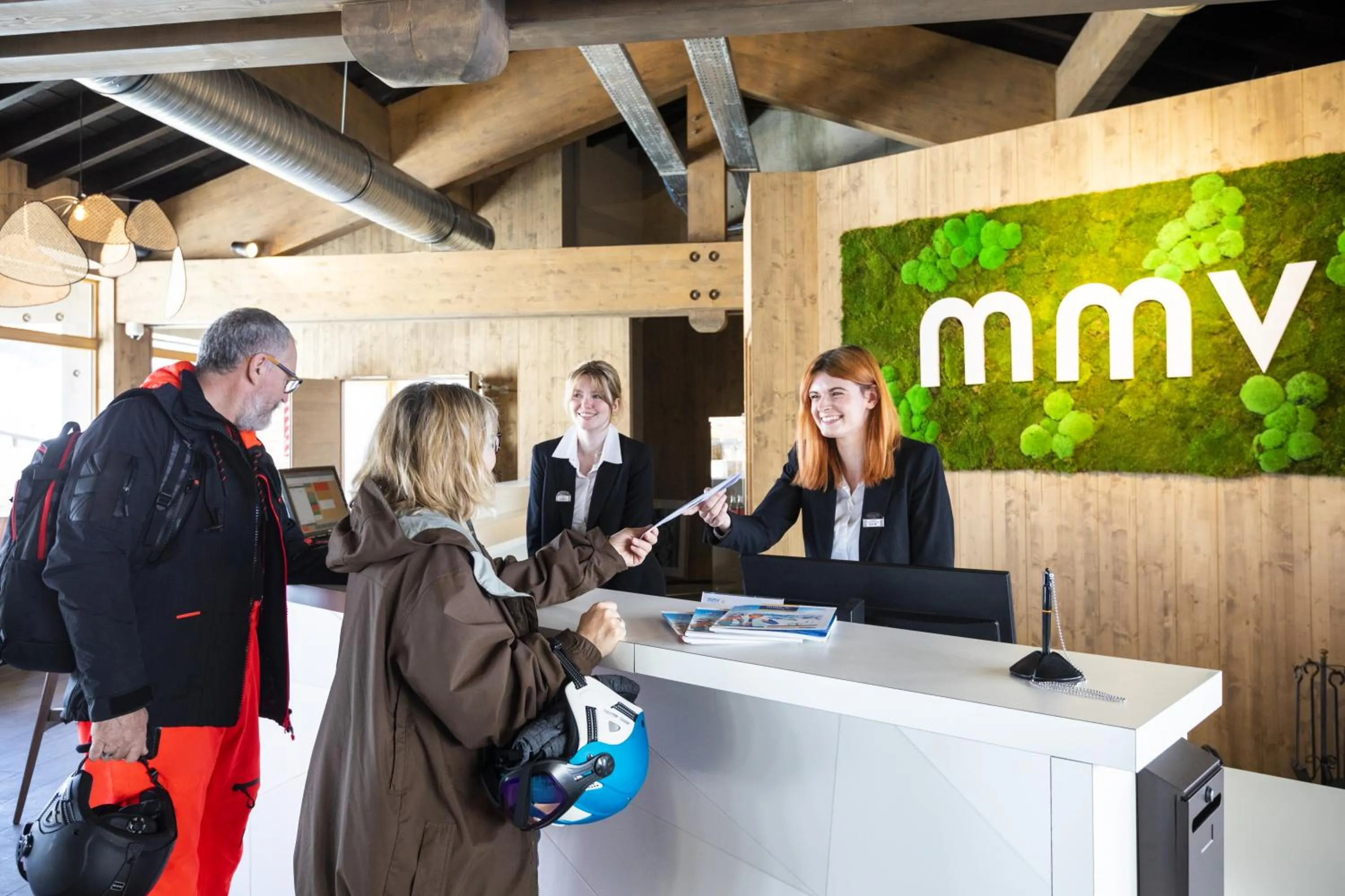 Lobby or reception in Résidence Club MMV Les Clarines