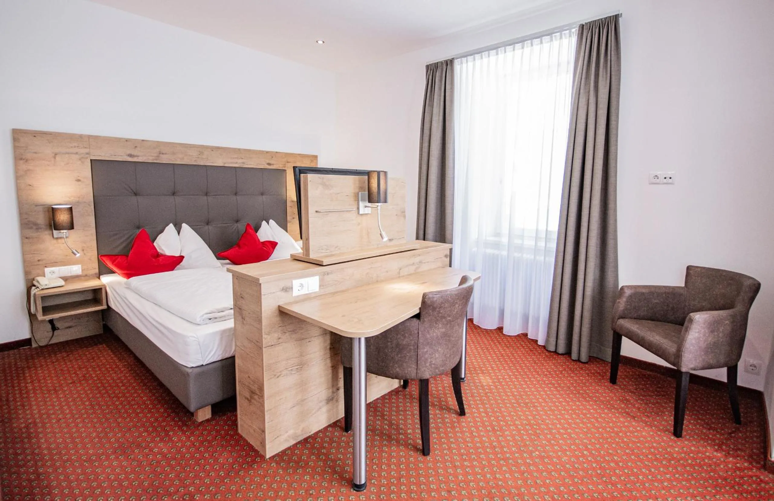 Bed in Hotel Wilder Mann