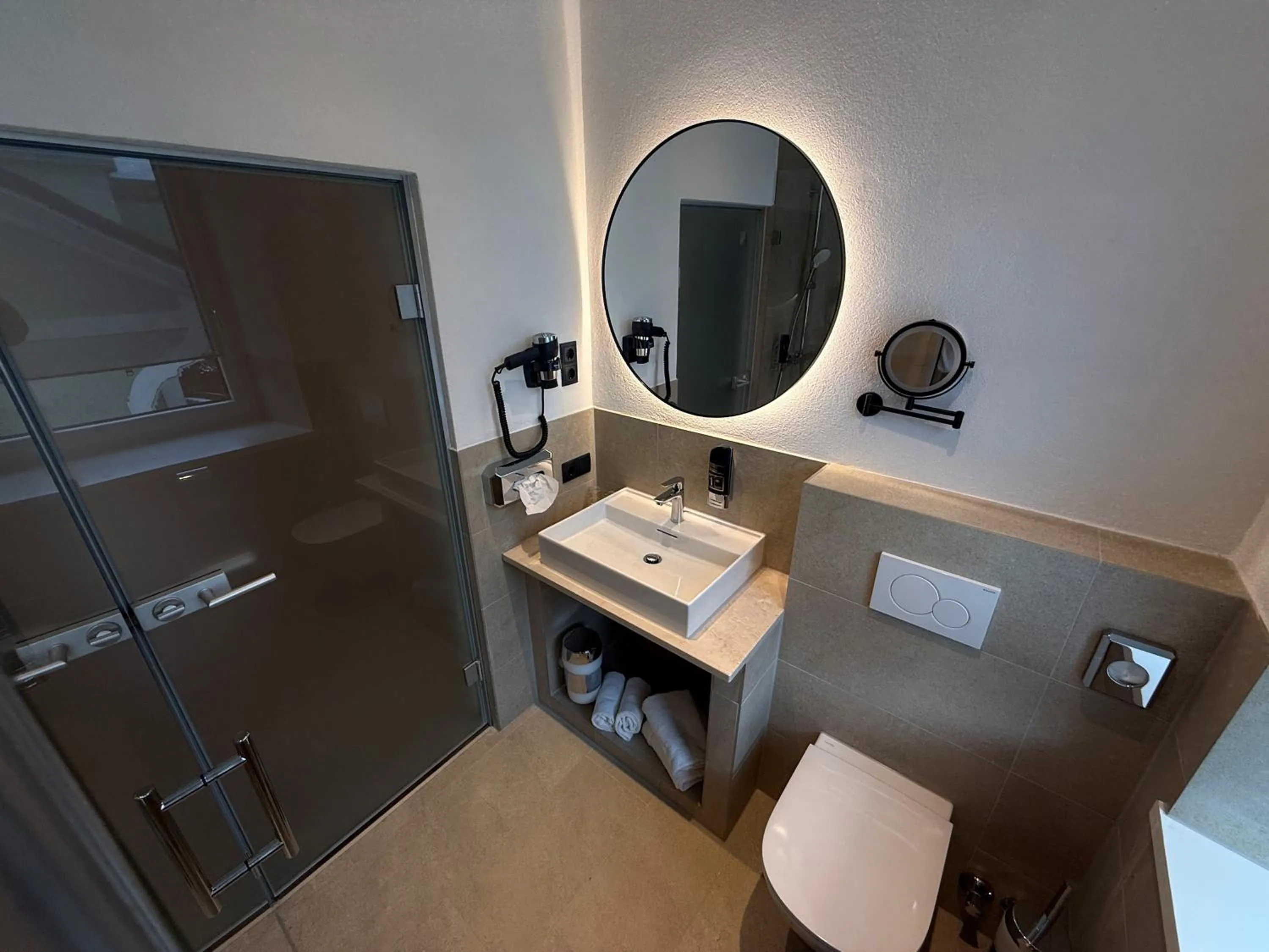 Bathroom in Hotel Wilder Mann