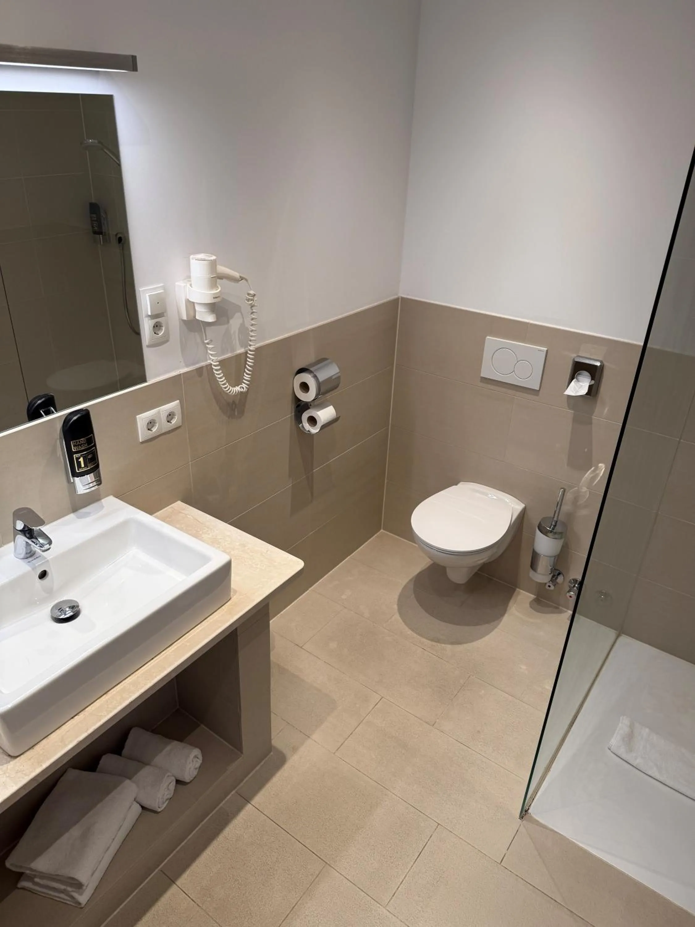 Bathroom in Hotel Wilder Mann