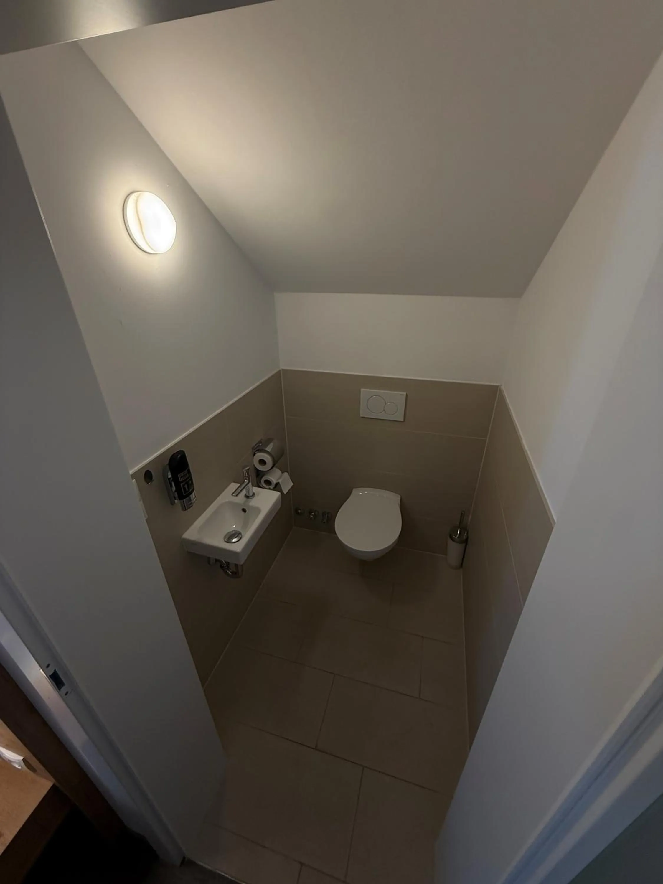 Toilet in Hotel Wilder Mann