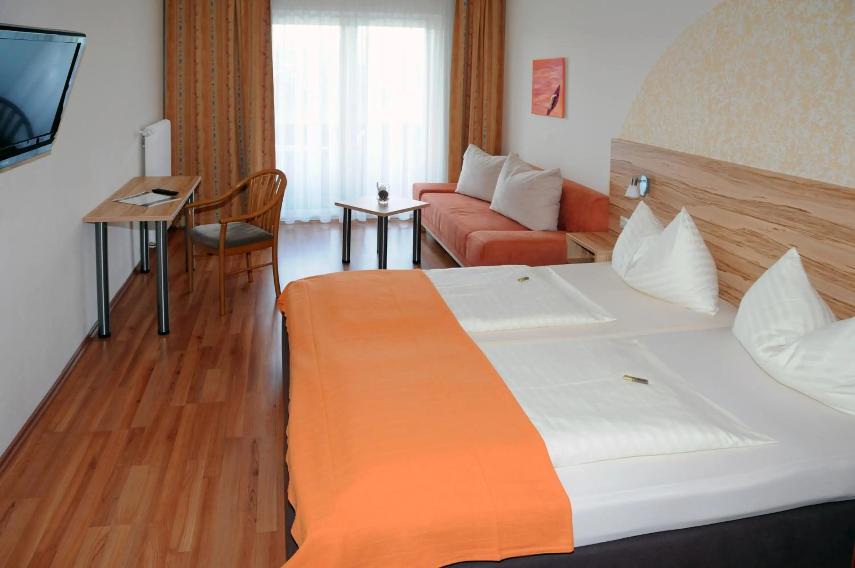 Double Room with Balcony - single occupancy in Hotel Seestuben