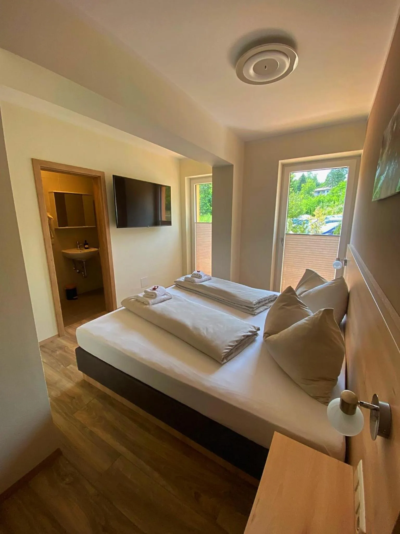 Photo of the whole room, Bed in Hotel Seestuben