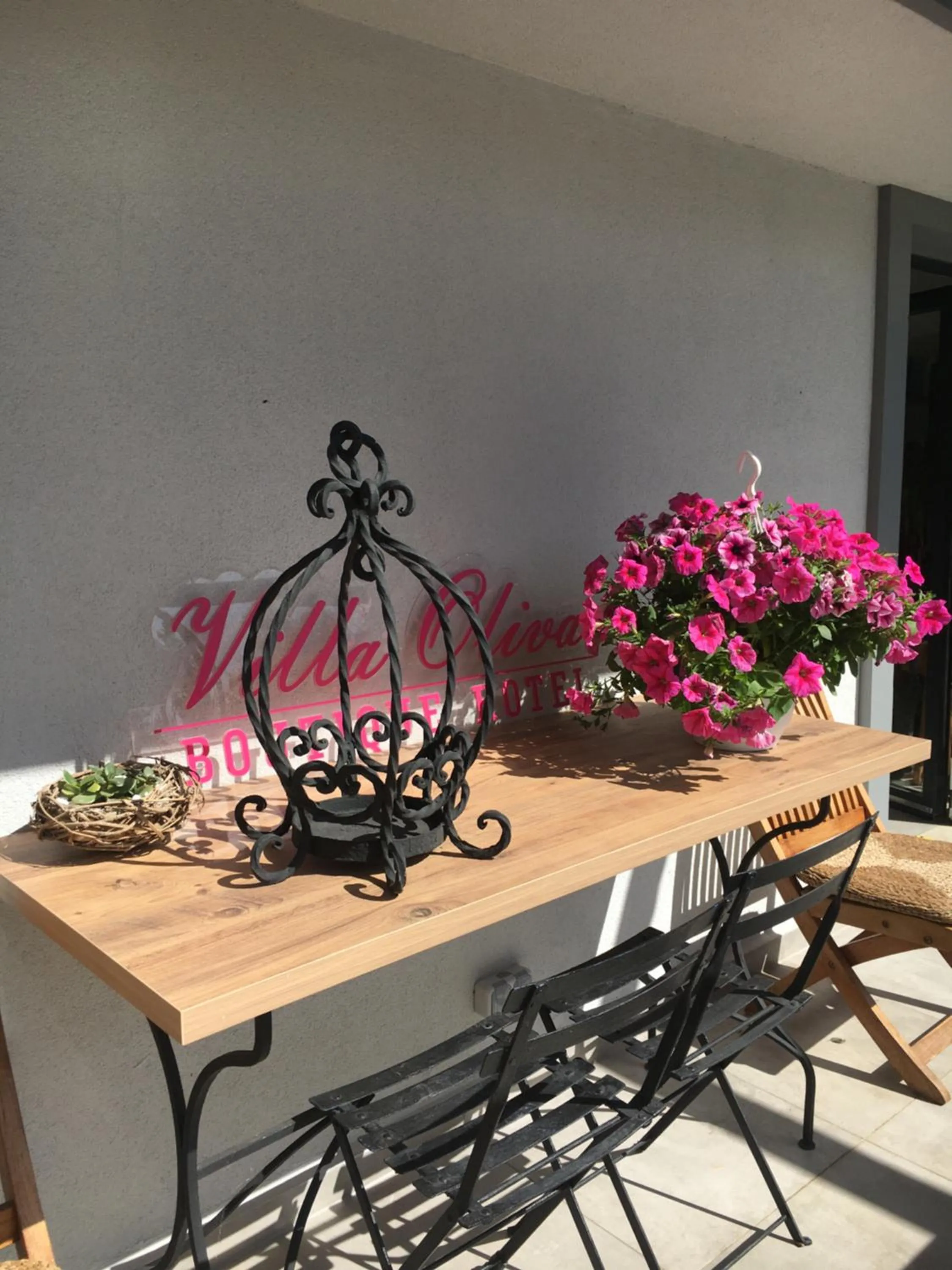 Decorative detail in Villa Oliva Butik Hotel