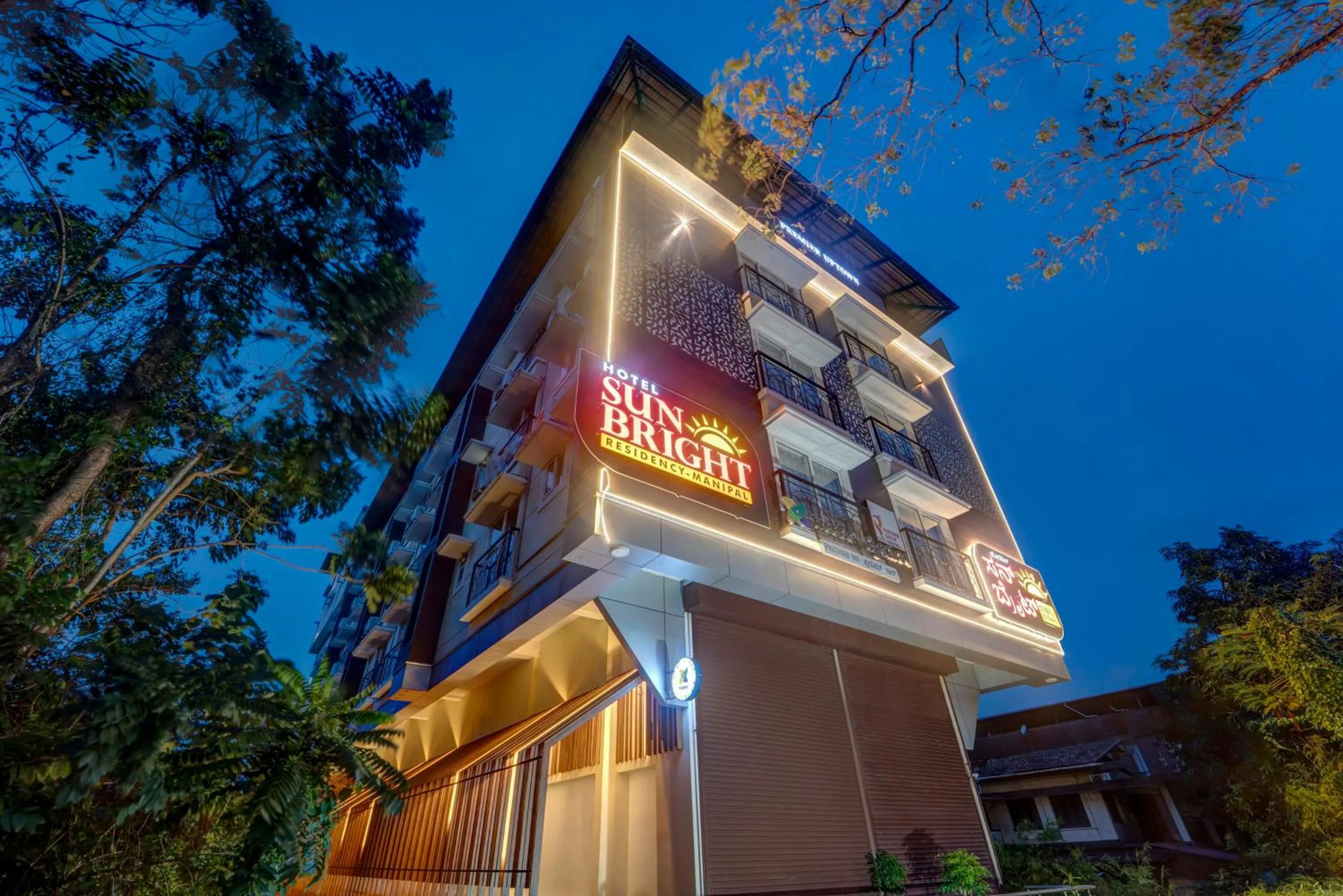 Property building in Treebo Pratham Inn, Manipal