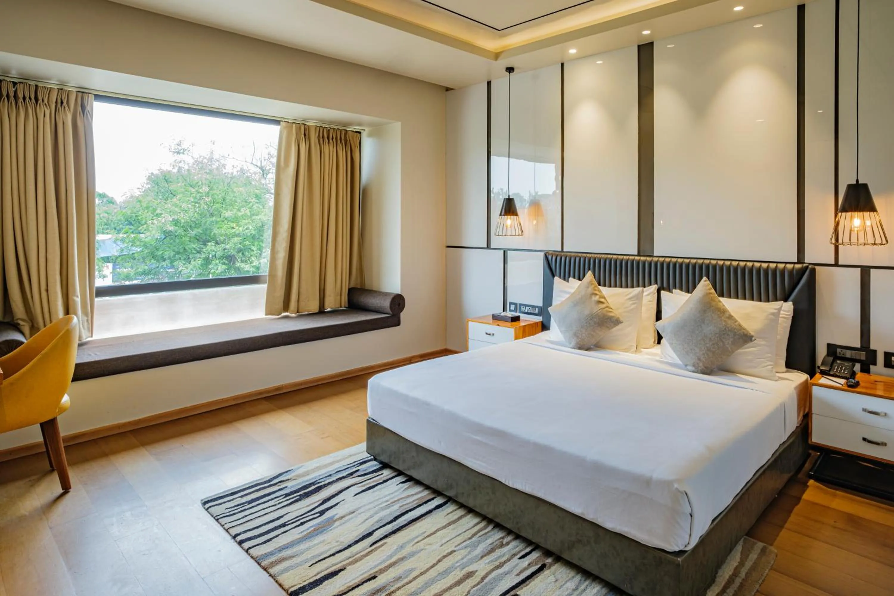 Bed in Udman Hotel Greater Noida