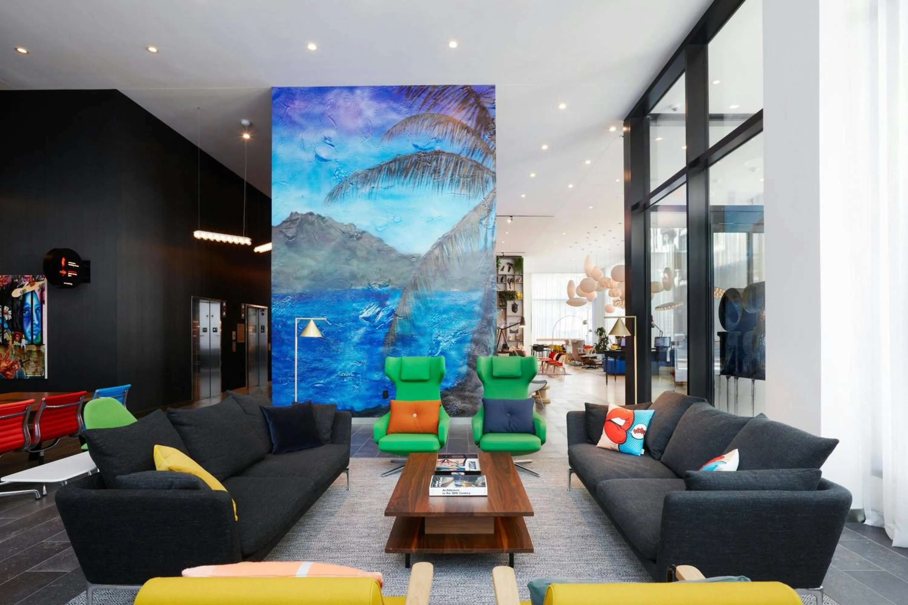 Lobby or reception in citizenM Los Angeles Downtown