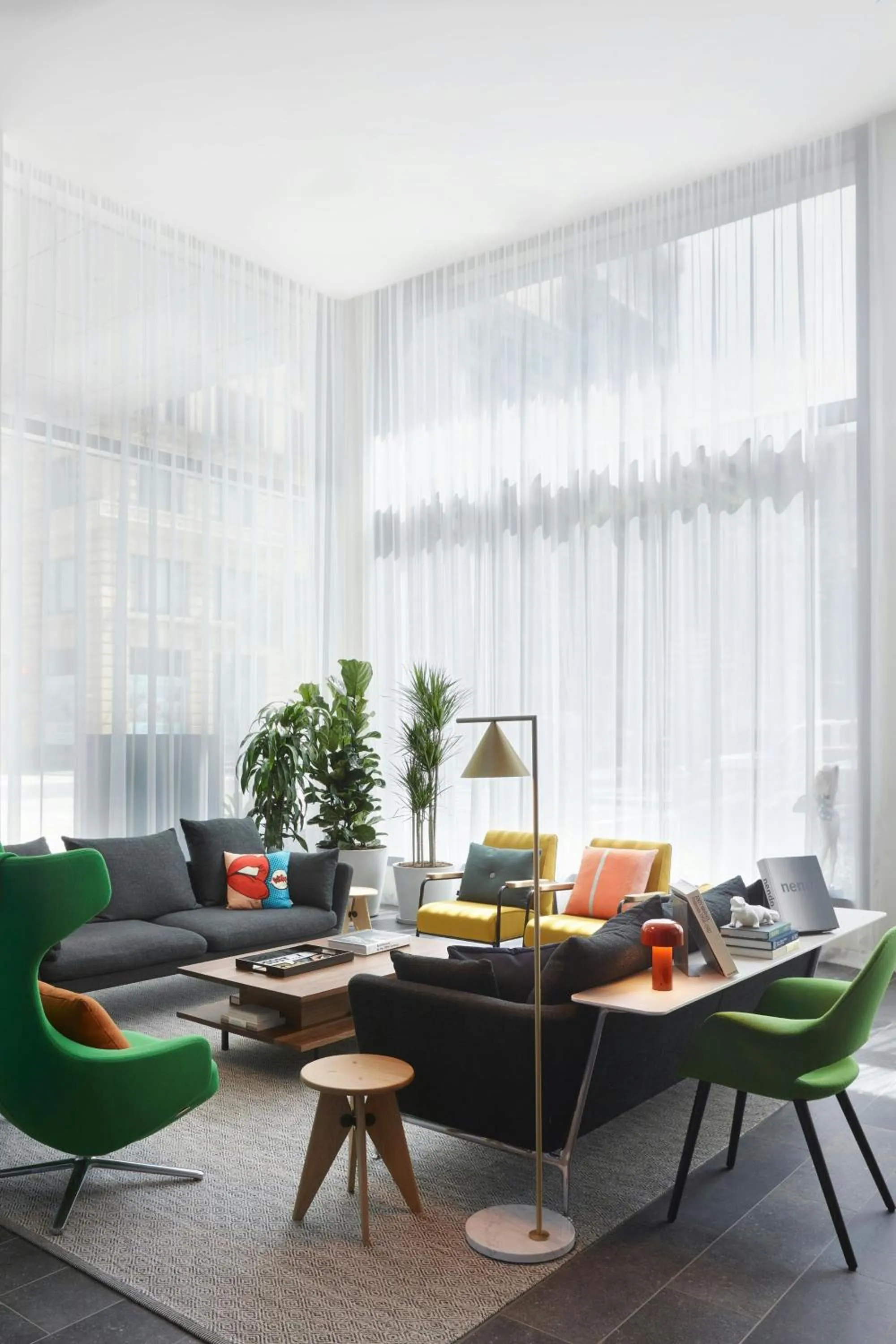 Lobby or reception in citizenM Los Angeles Downtown