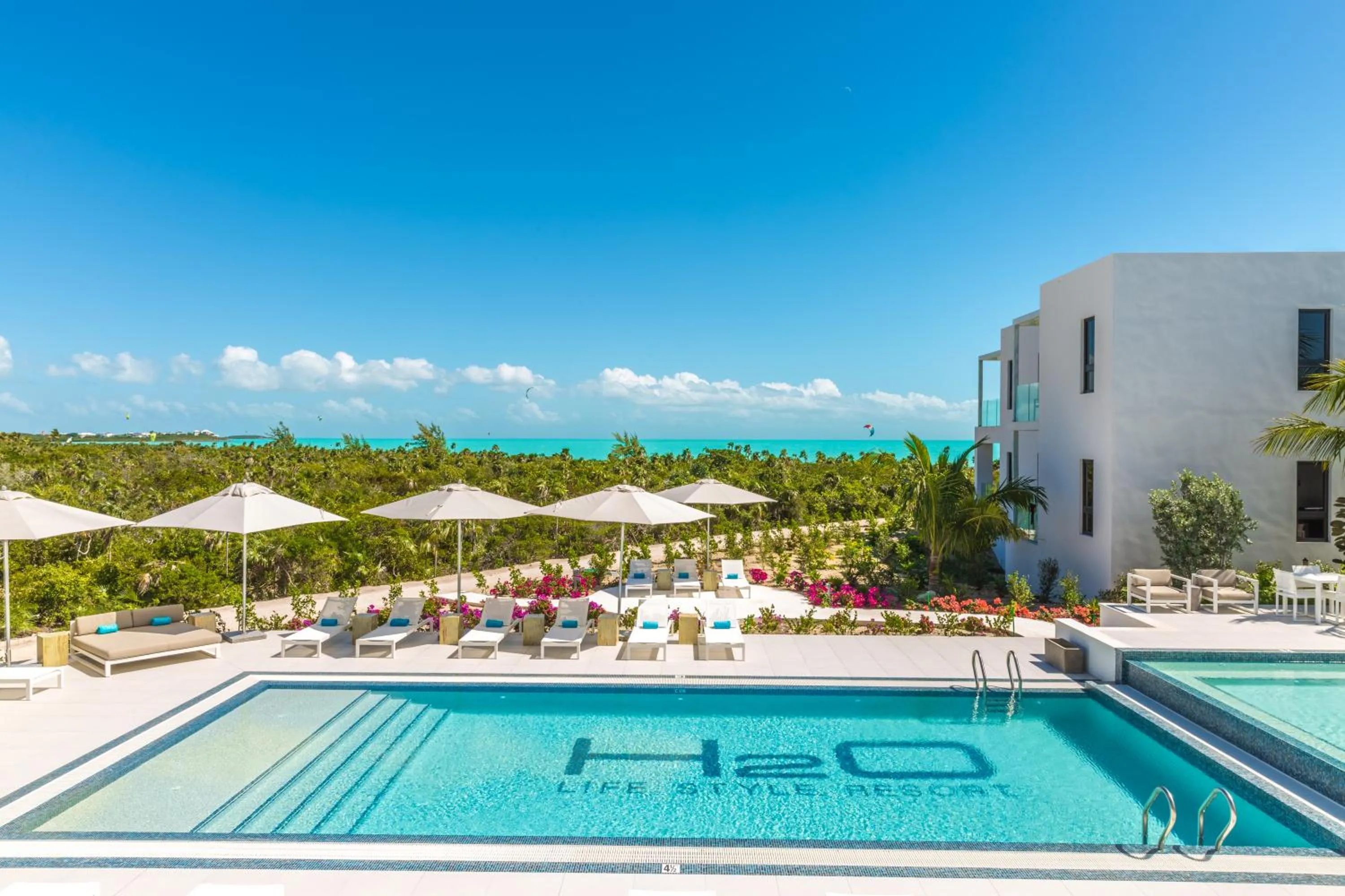 Beach in H2O life style resort