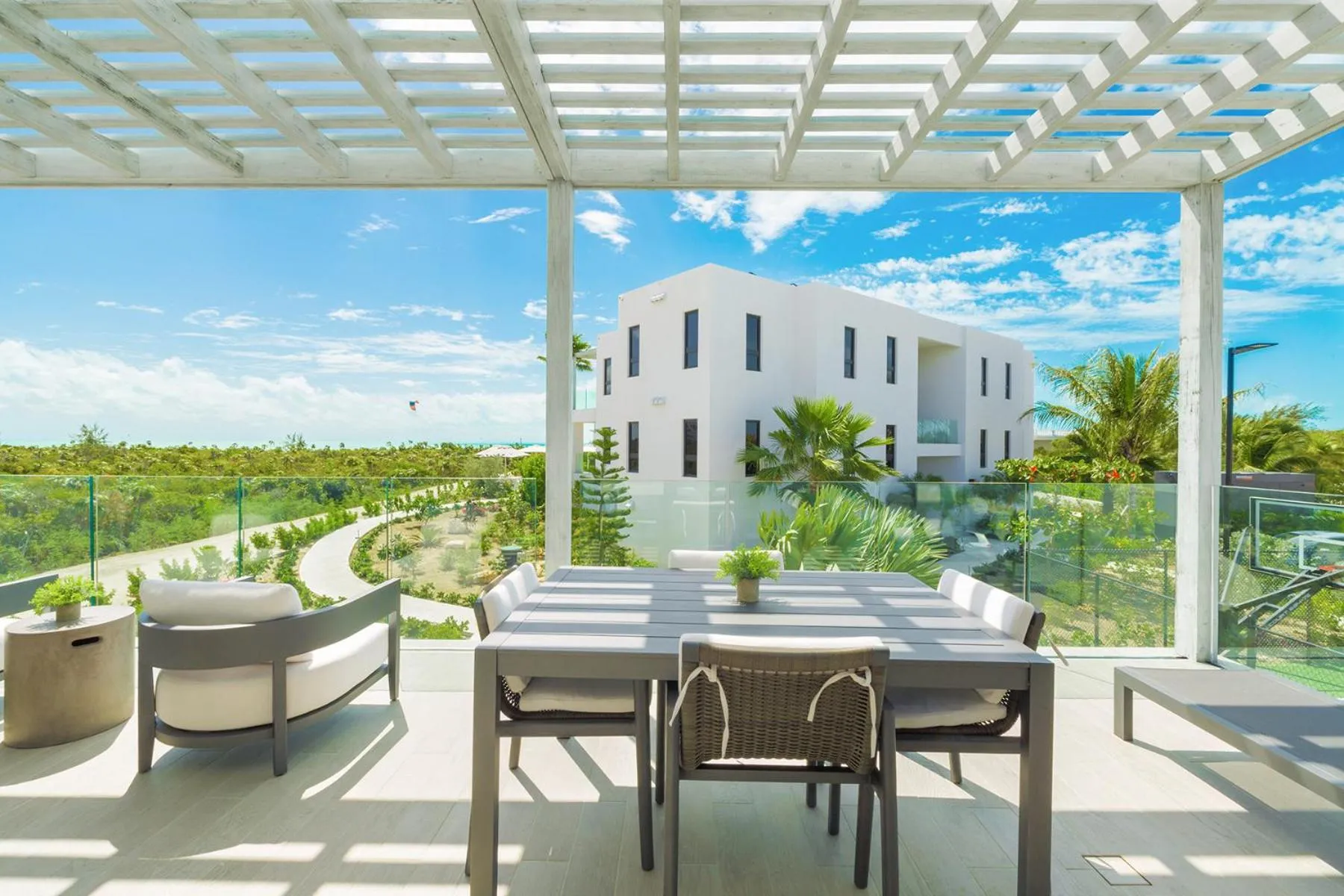 Patio in H2O life style resort