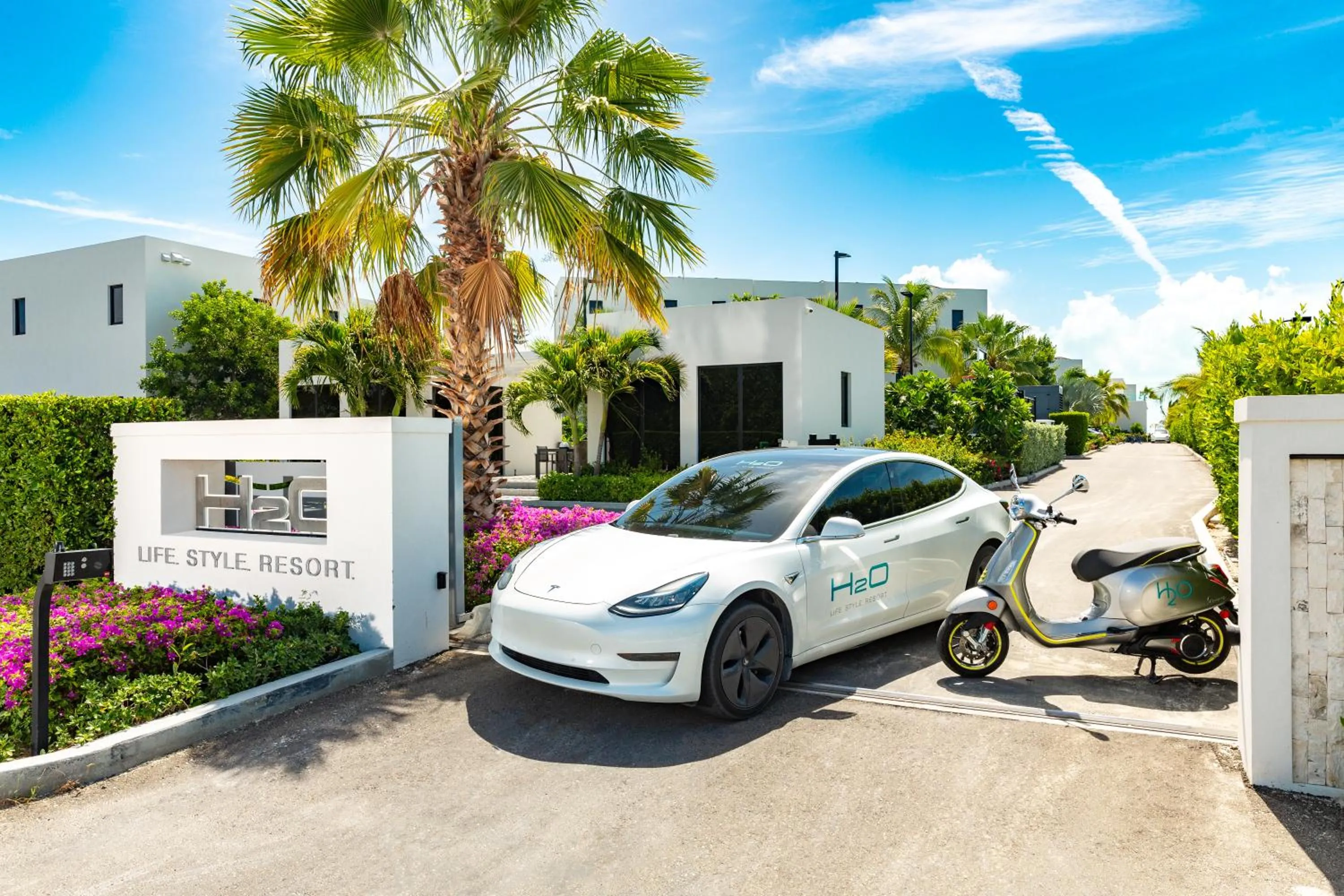 Street view in H2O life style resort