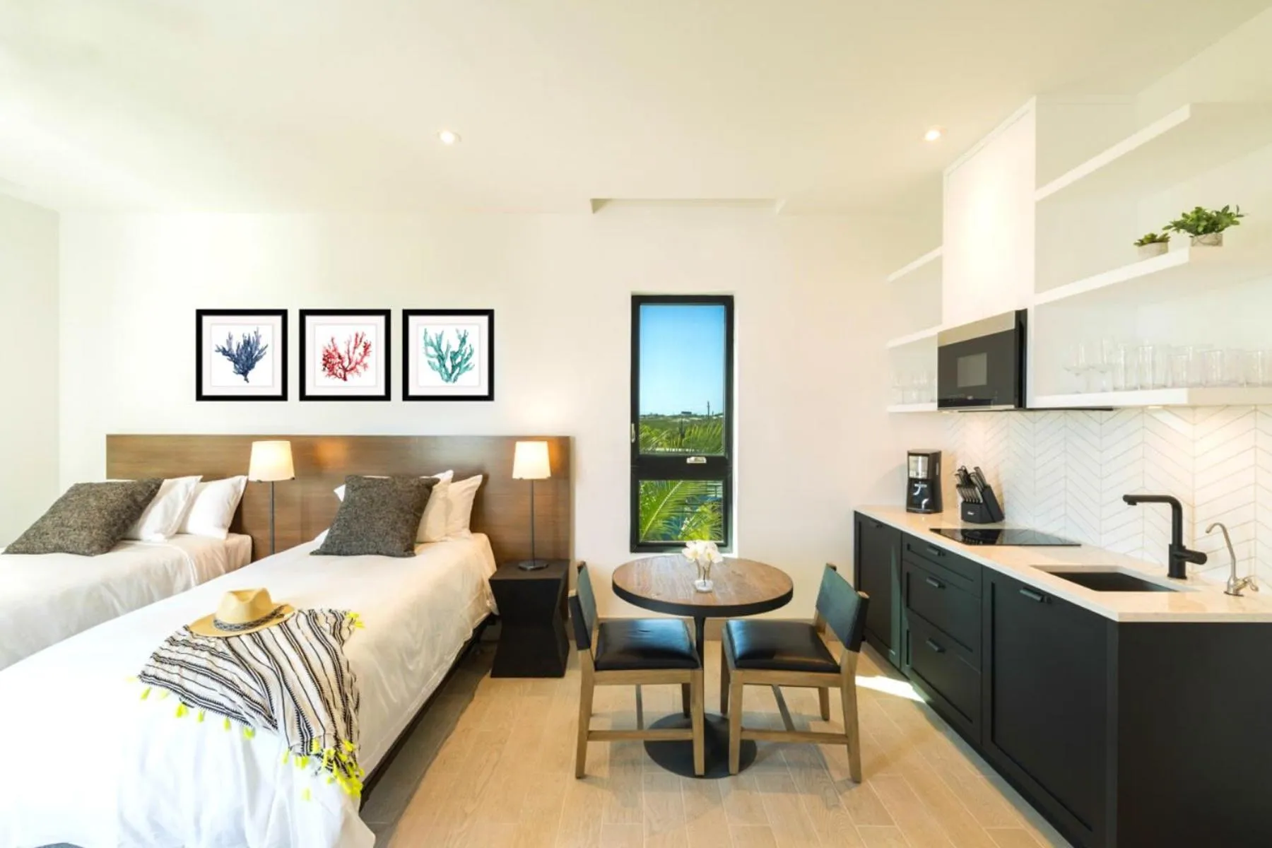 Bed in H2O life style resort