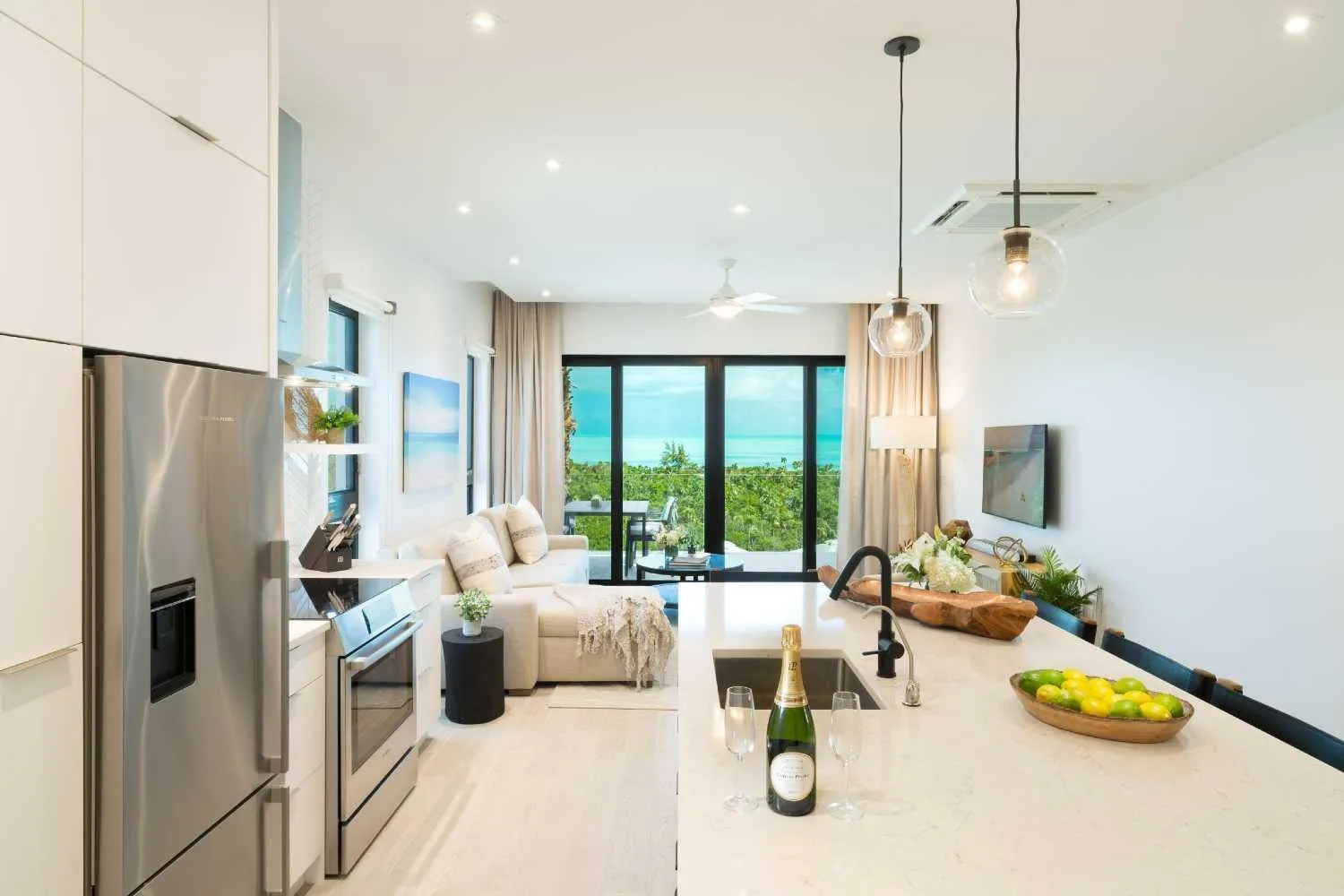 Living room in H2O life style resort