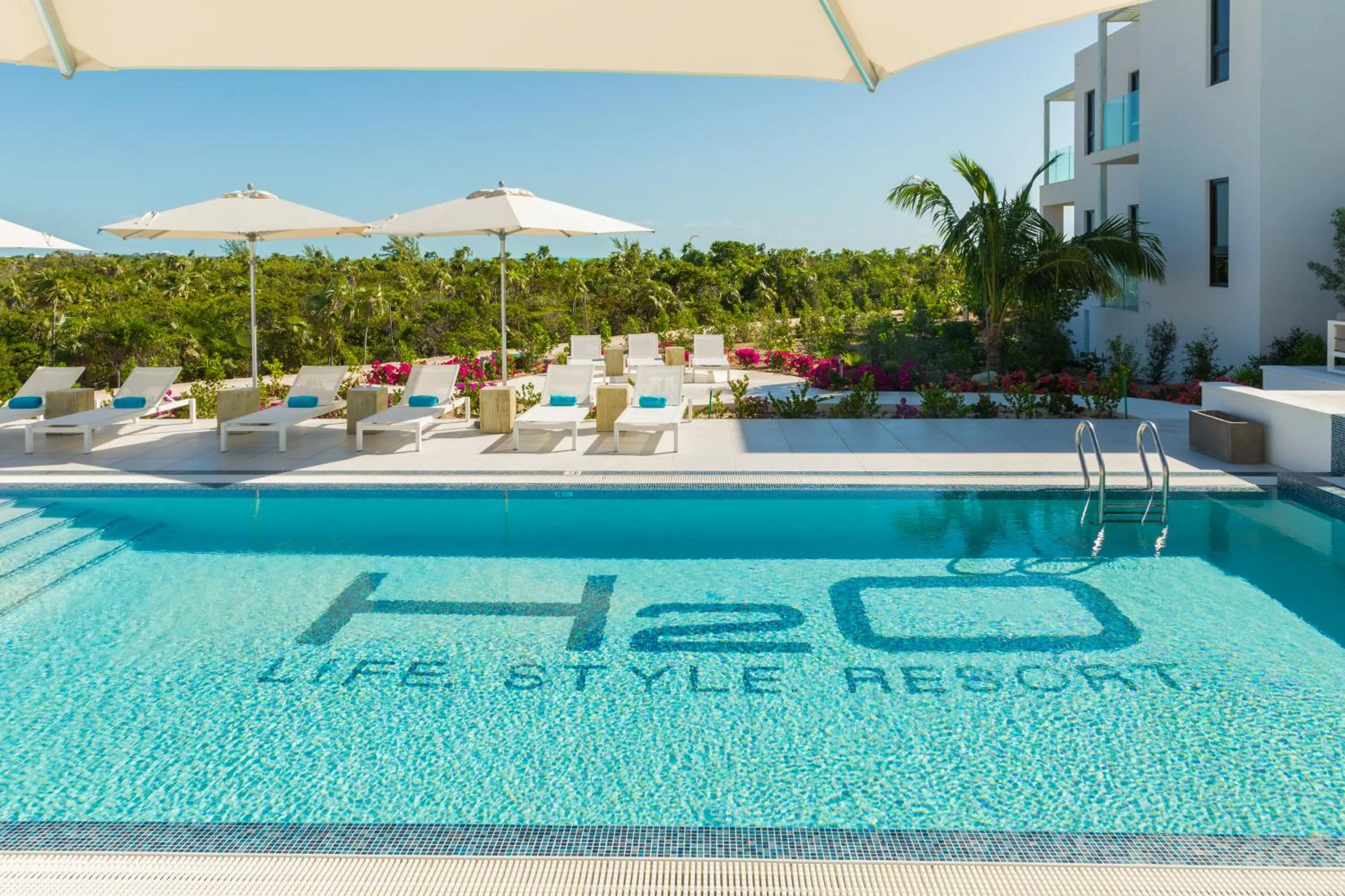 Pool view in H2O life style resort