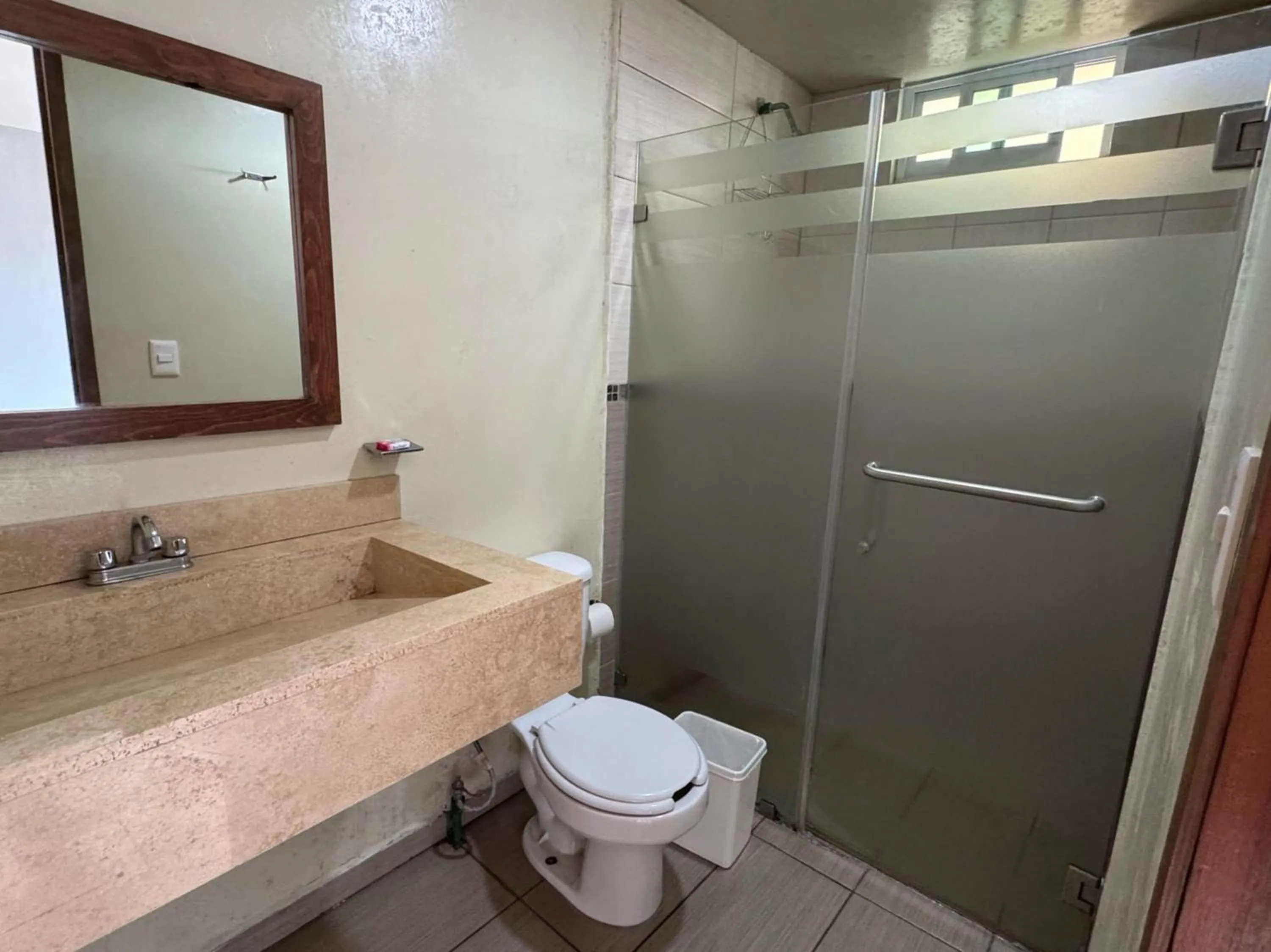 Bathroom in OYO Hotel Familiar Tollan Cholula