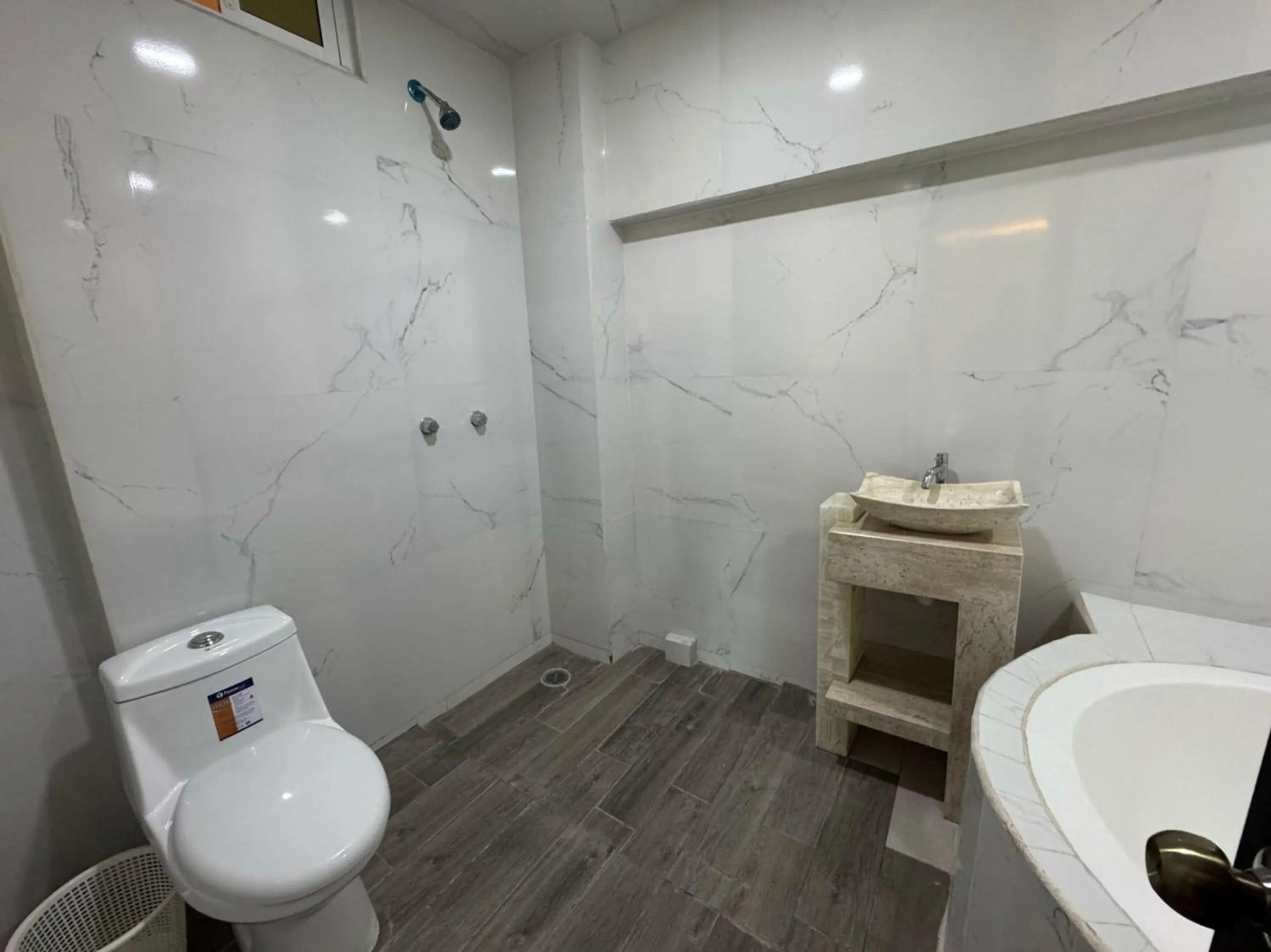 Bathroom in OYO Hotel Familiar Tollan Cholula