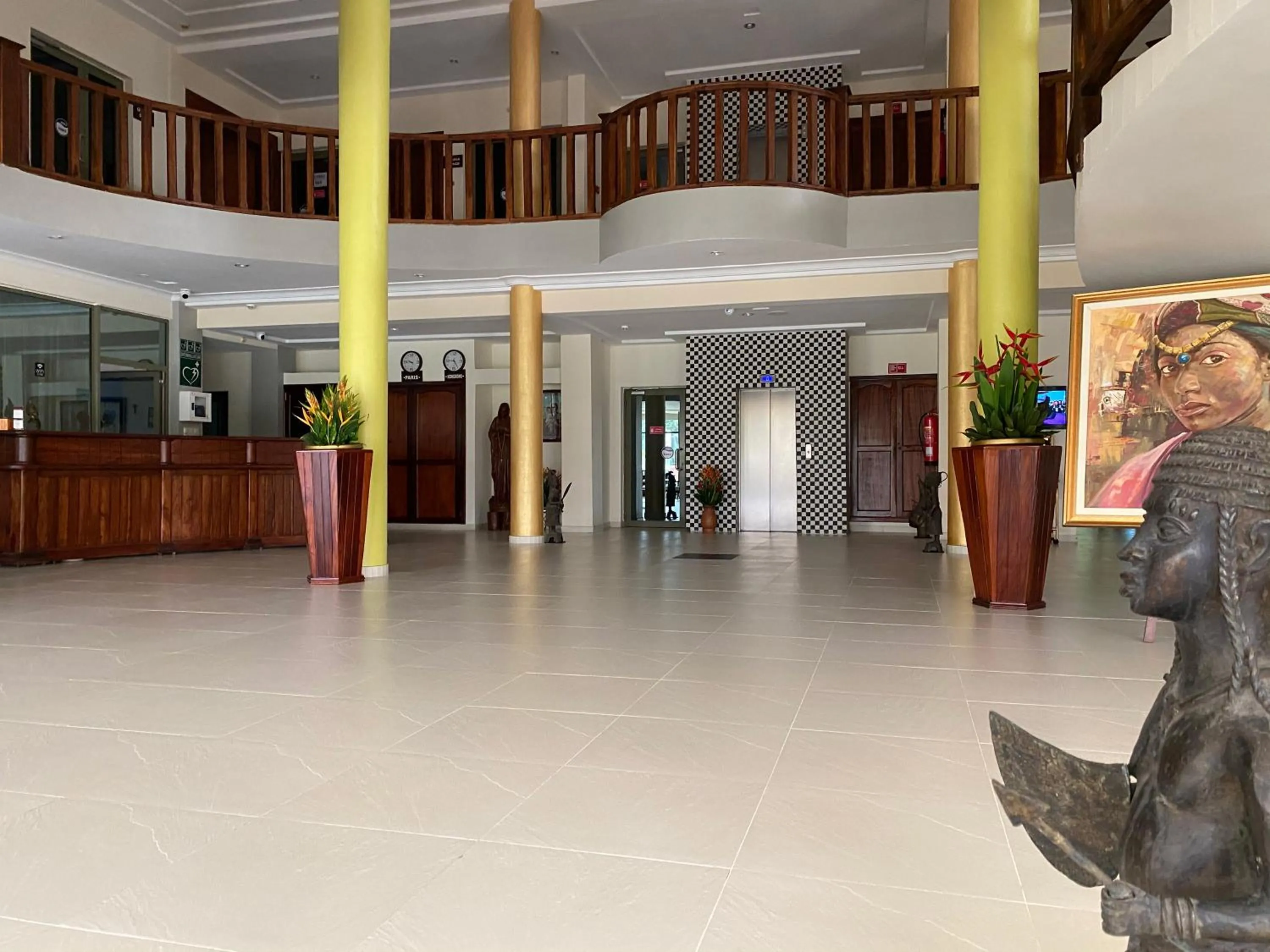 Lobby or reception in Hôtel Sancta Maria
