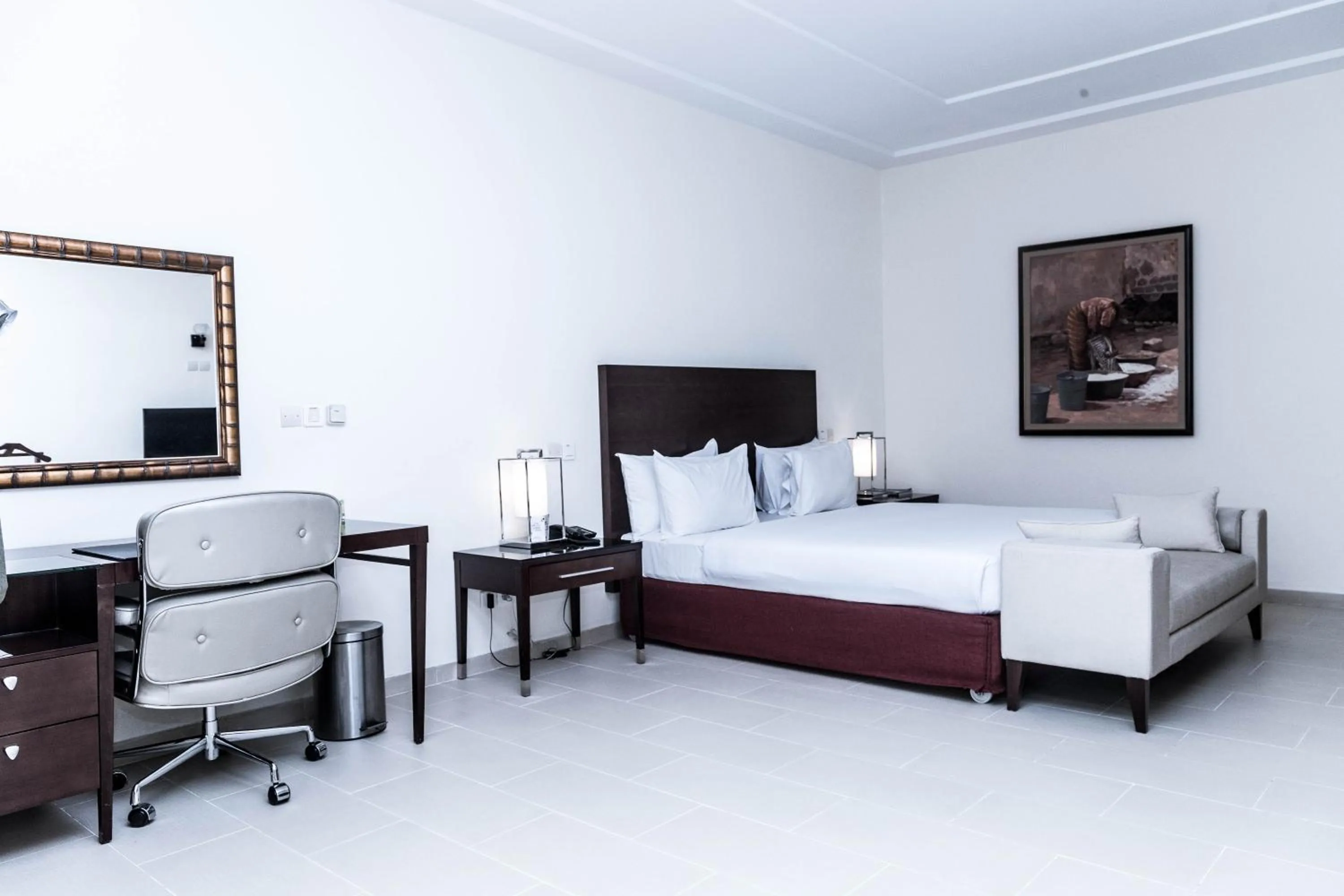 Bed in Hôtel Sancta Maria