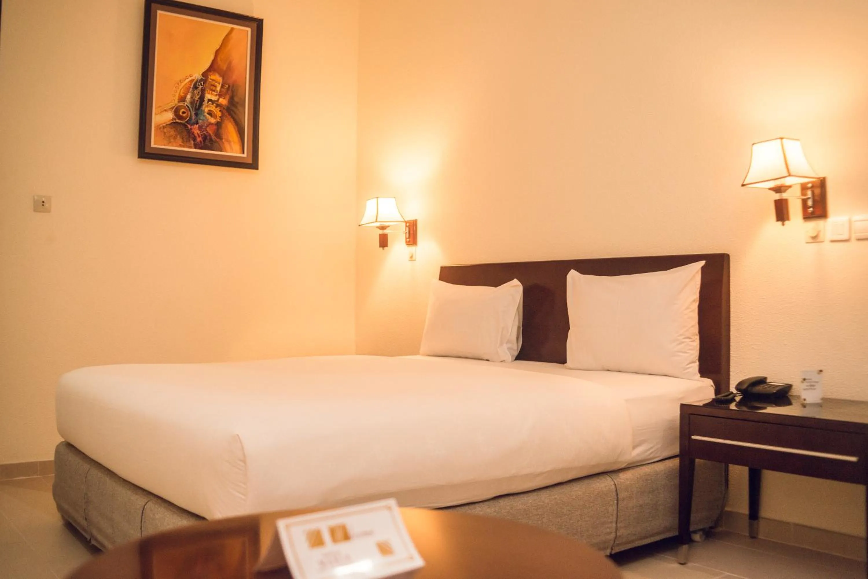 Bed in Hôtel Sancta Maria