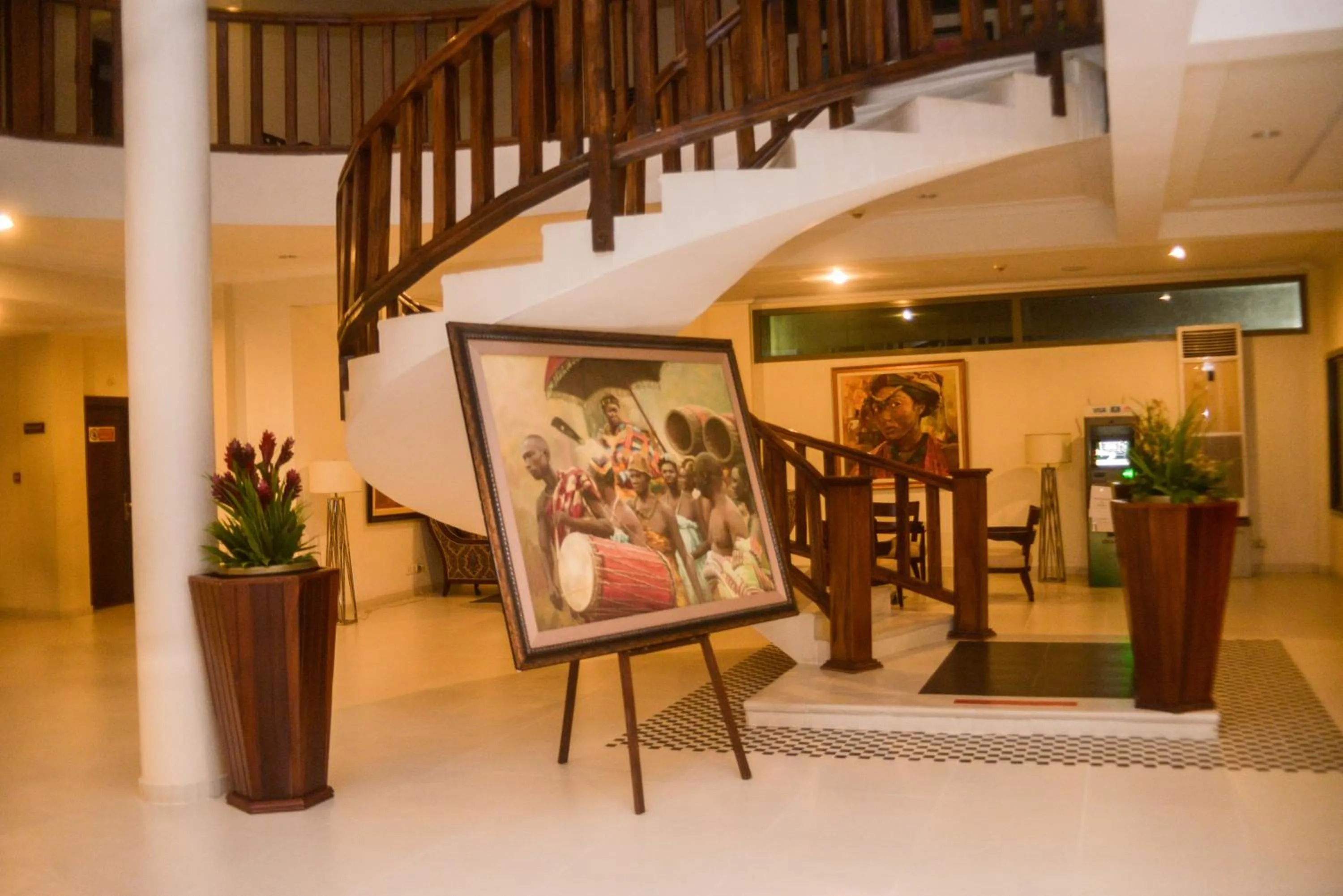 Lobby or reception in Hôtel Sancta Maria