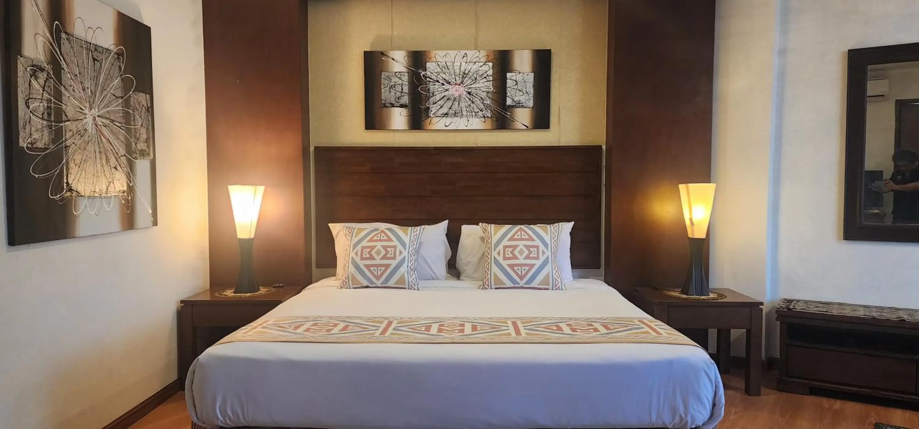 Bed in Samsuria Beach Resort & Residence