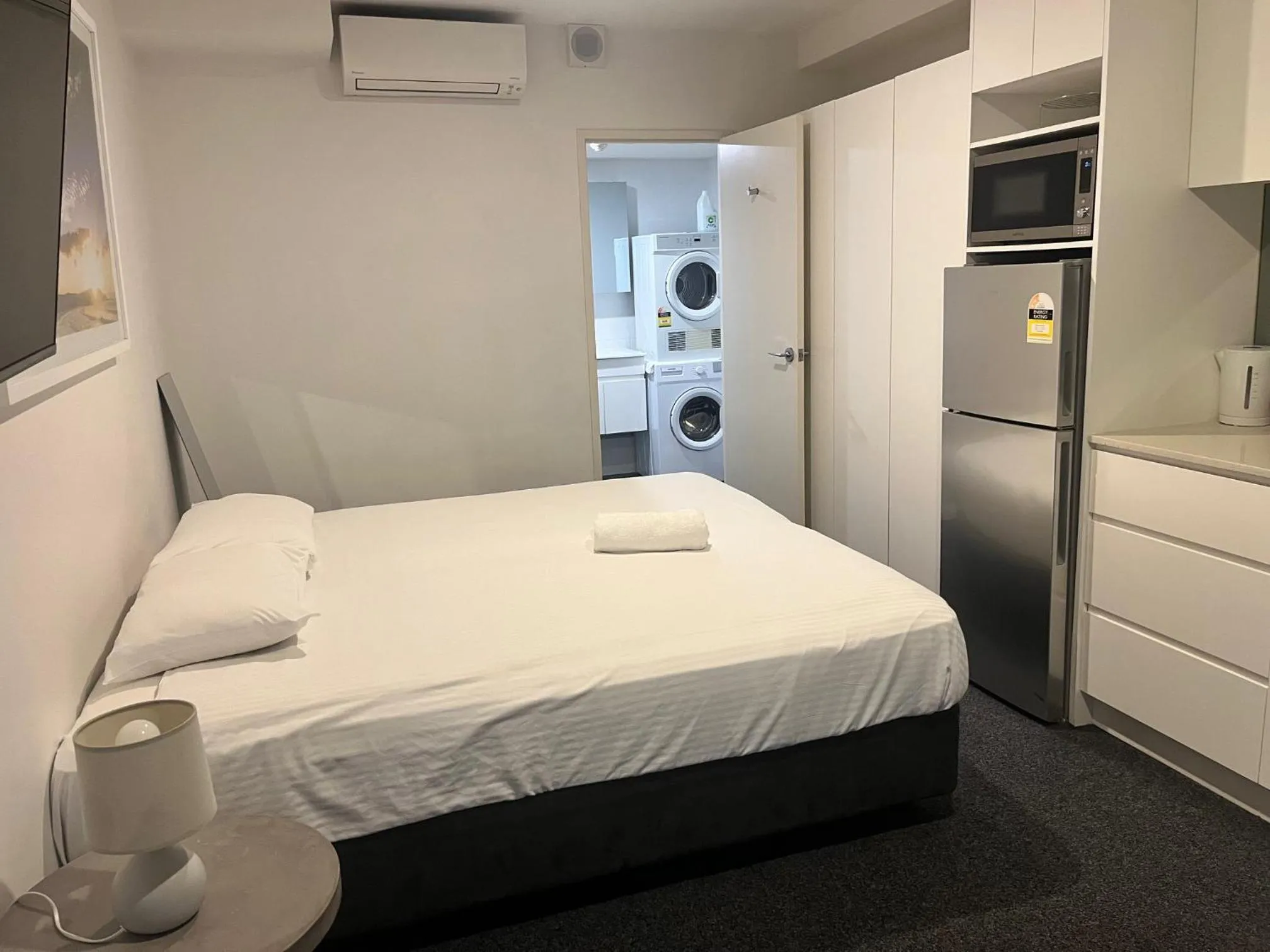 Bed in Bondi Beach Studios Suite