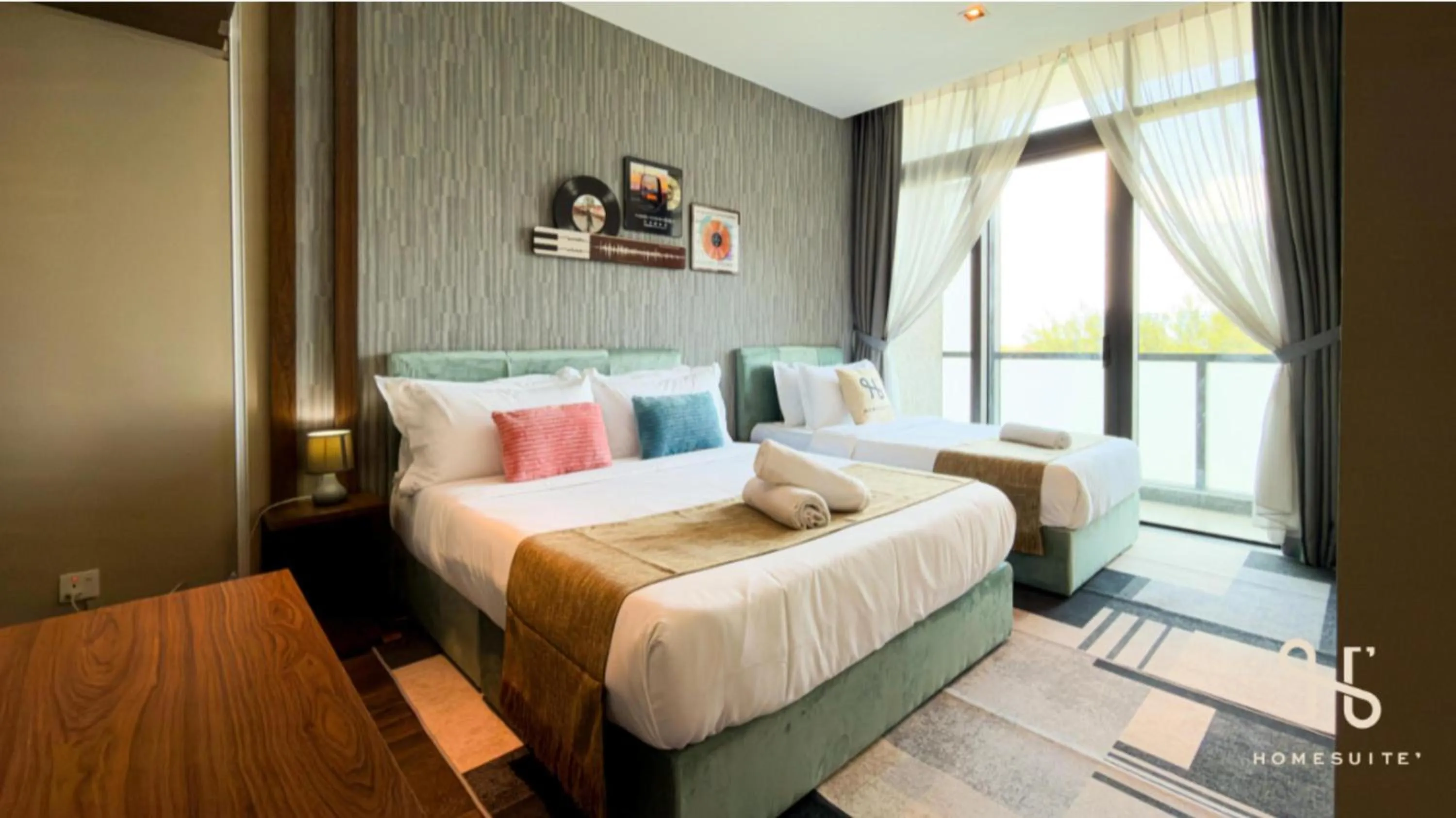 Bedroom, Bed in Homesuite' Home at Riverson Soho