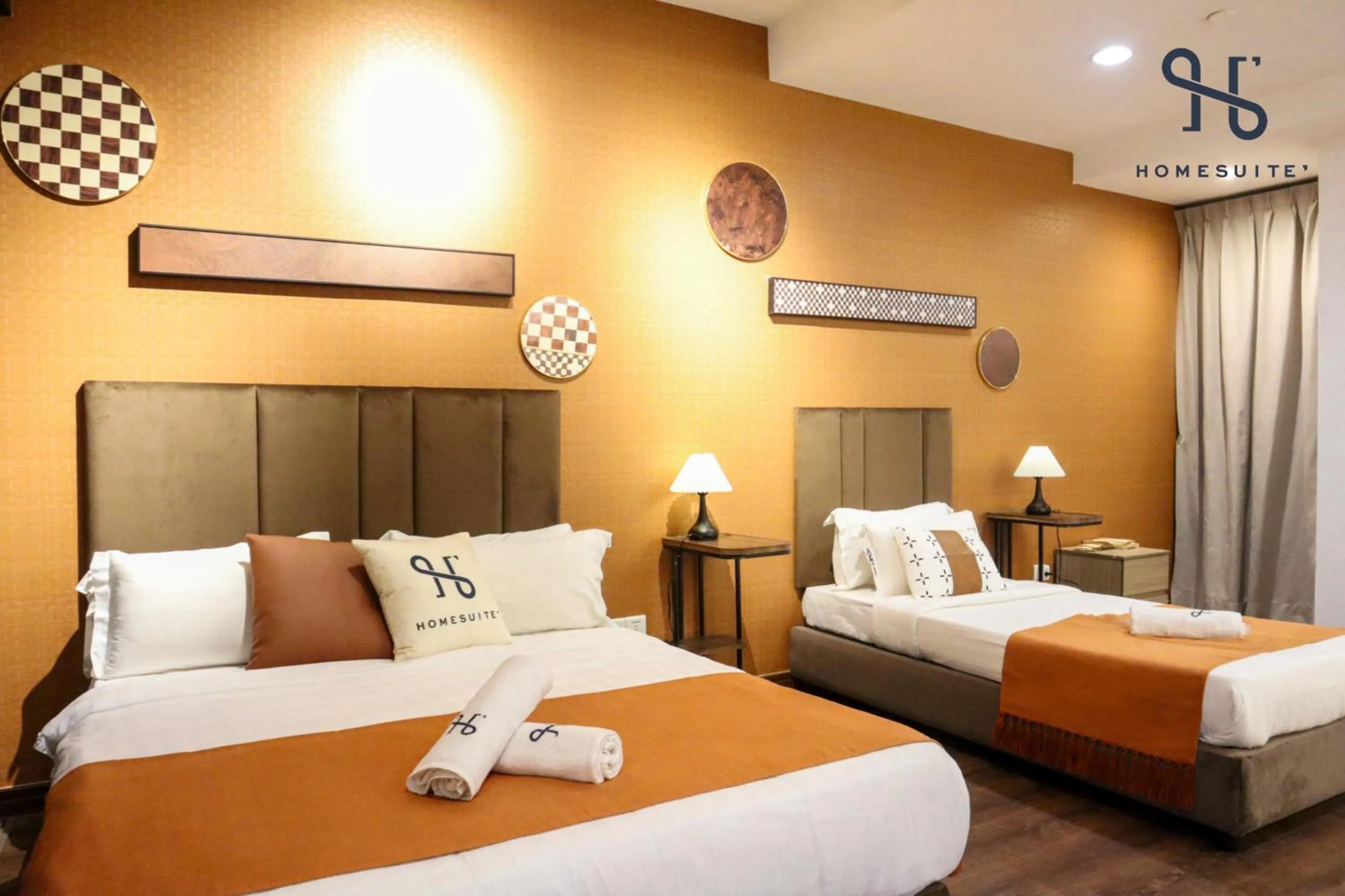 Photo of the whole room, Bed in Homesuite' Home at Riverson Soho