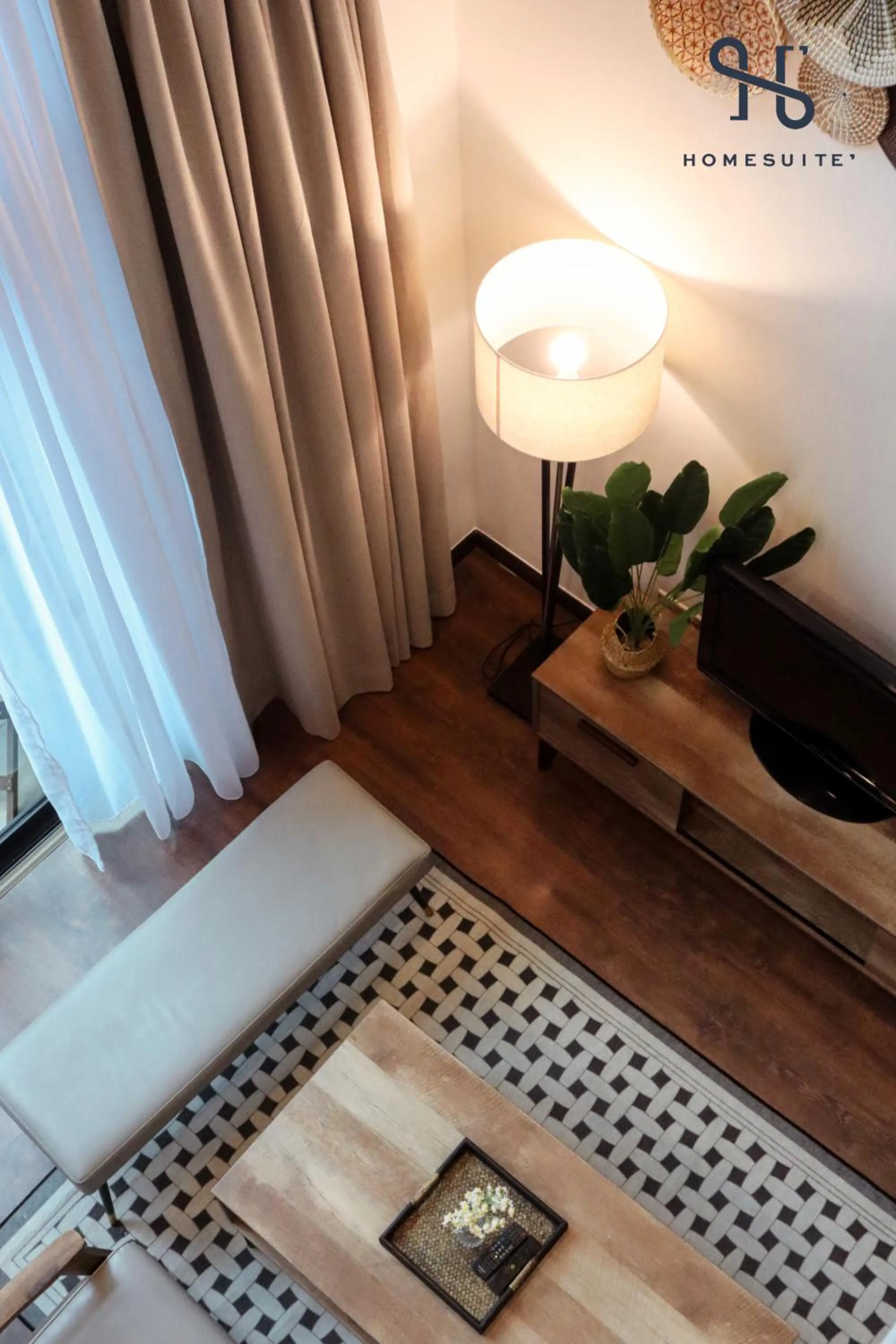 Photo of the whole room, Bed in Homesuite' Home at Riverson Soho