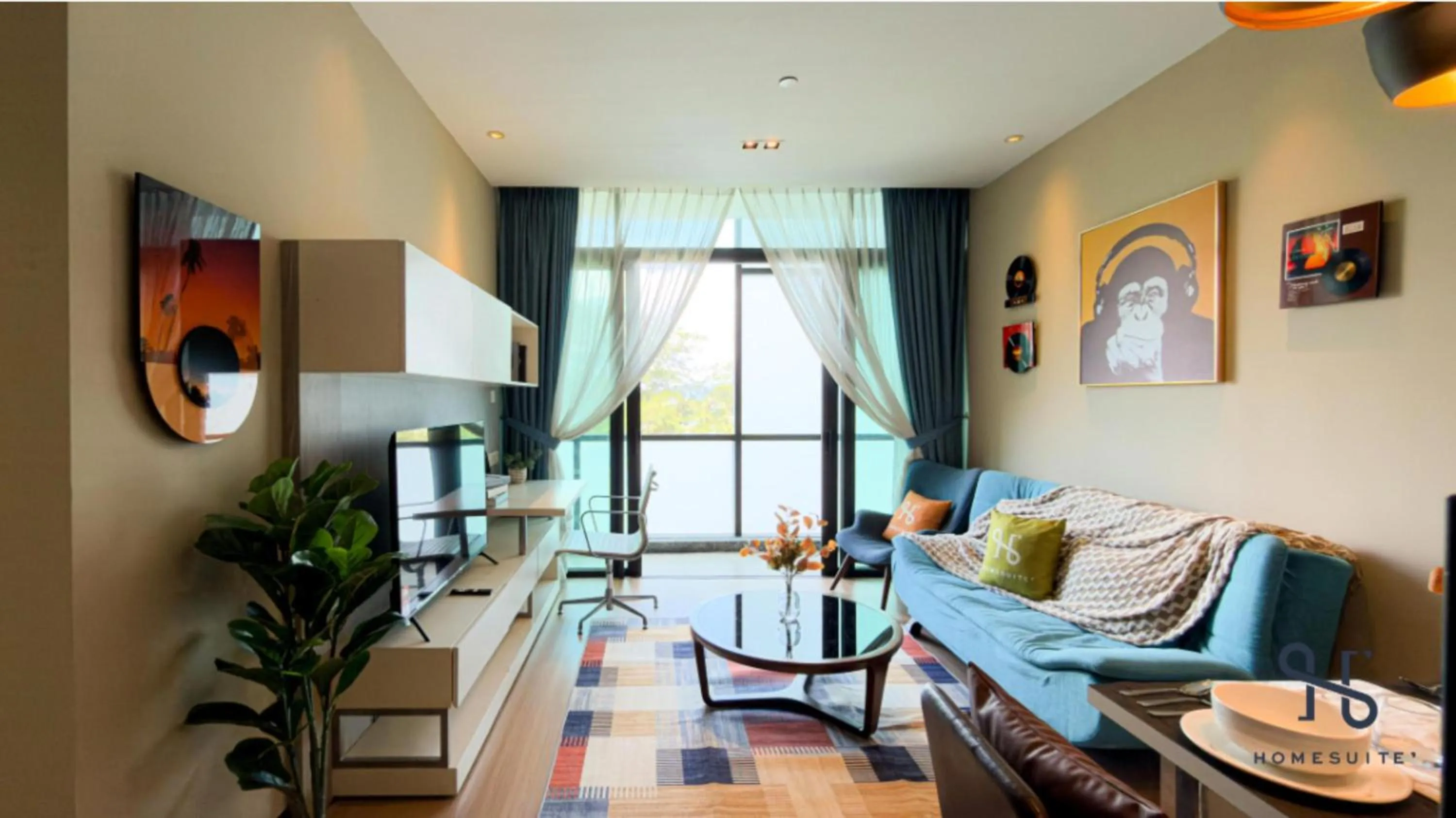 Living room in Homesuite' Home at Riverson Soho