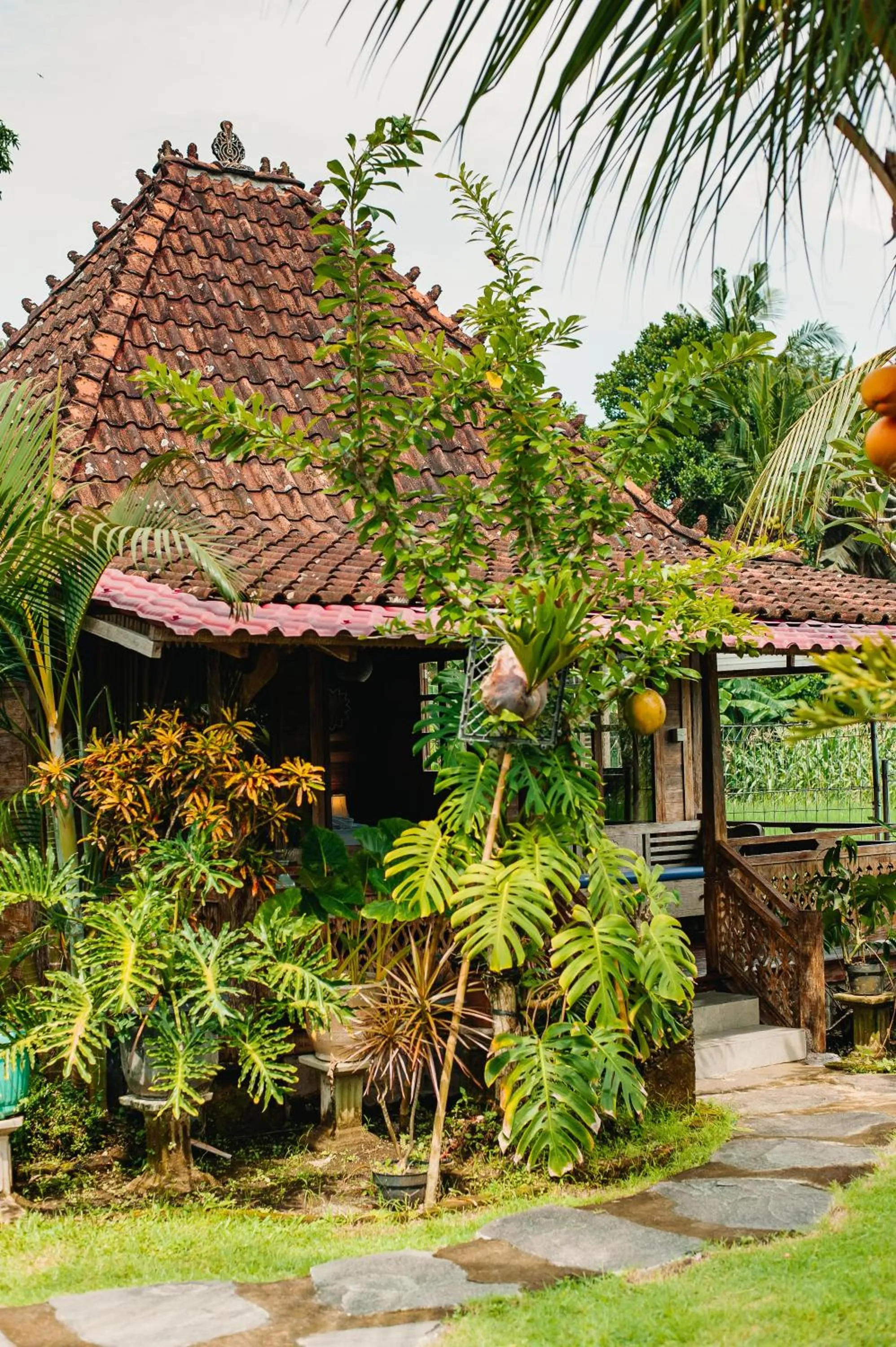 Garden view in Nauna Villa Bali