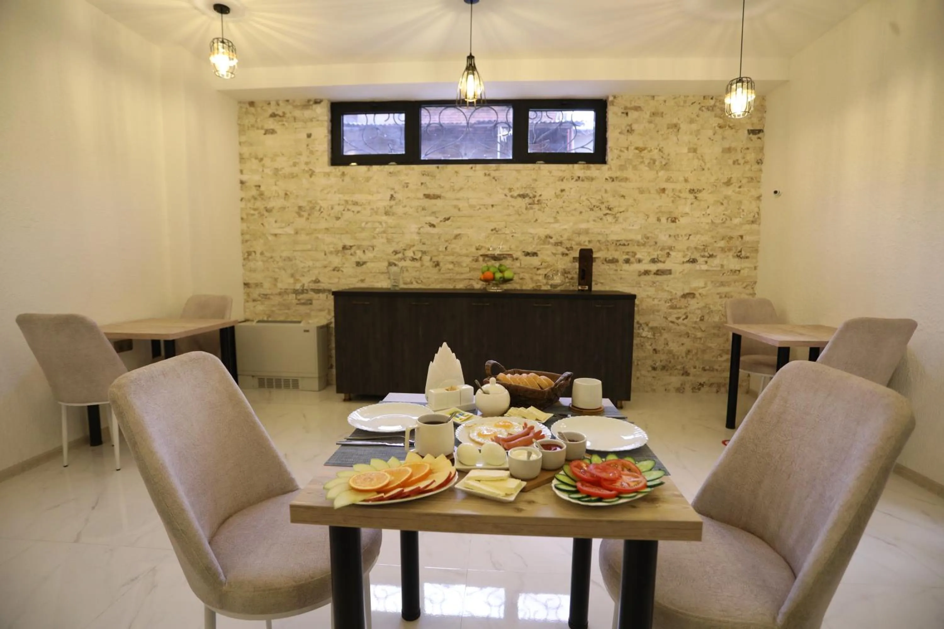 Breakfast in Hotel Rustaveli